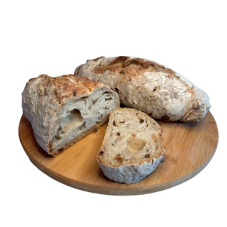 Pão Oval Massa Mãe e Grão unidade 350 g