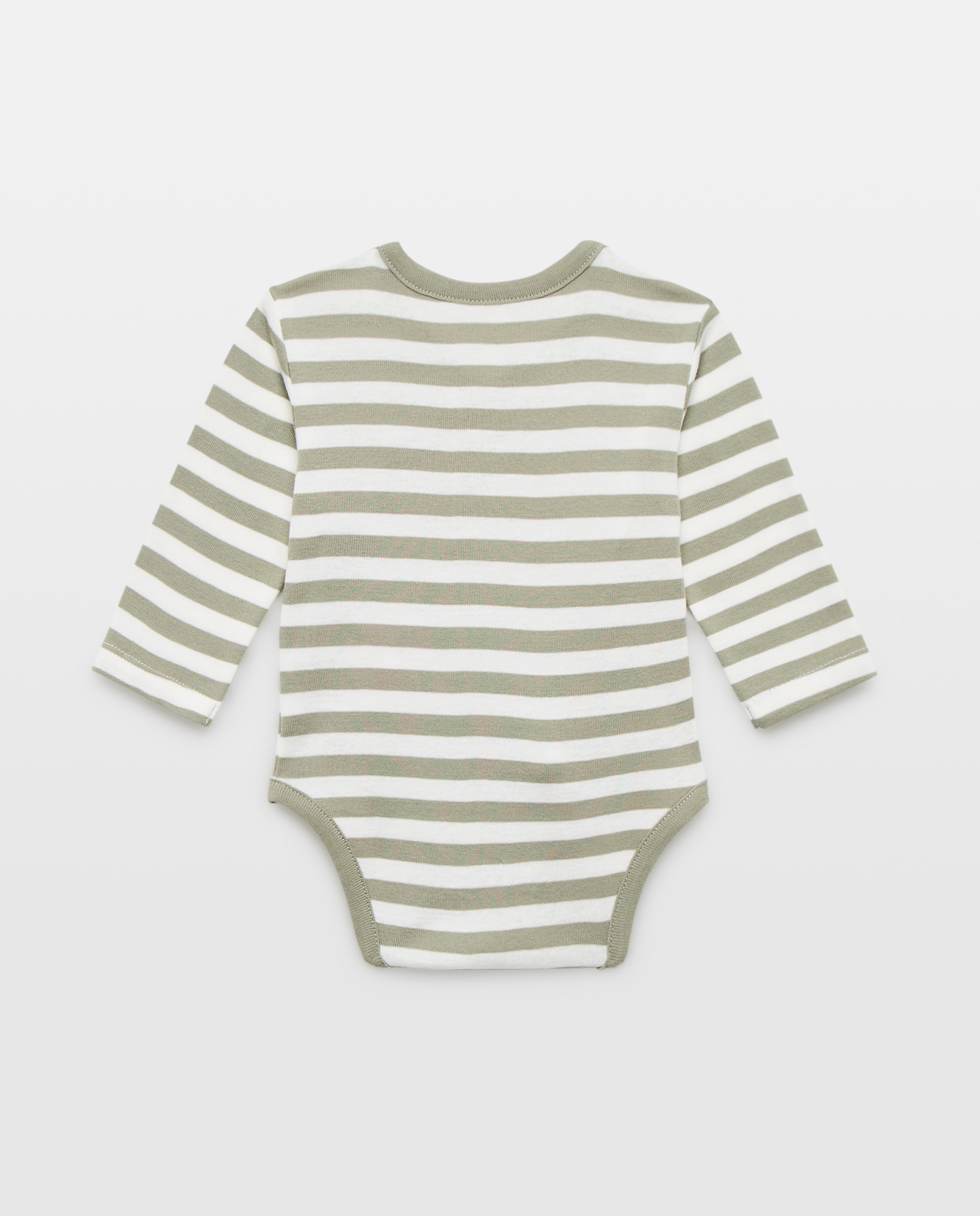 Pack de 3 Bodies de Bebé com Manga Comprida e Fantasia Cotton Juice Multicolor-2