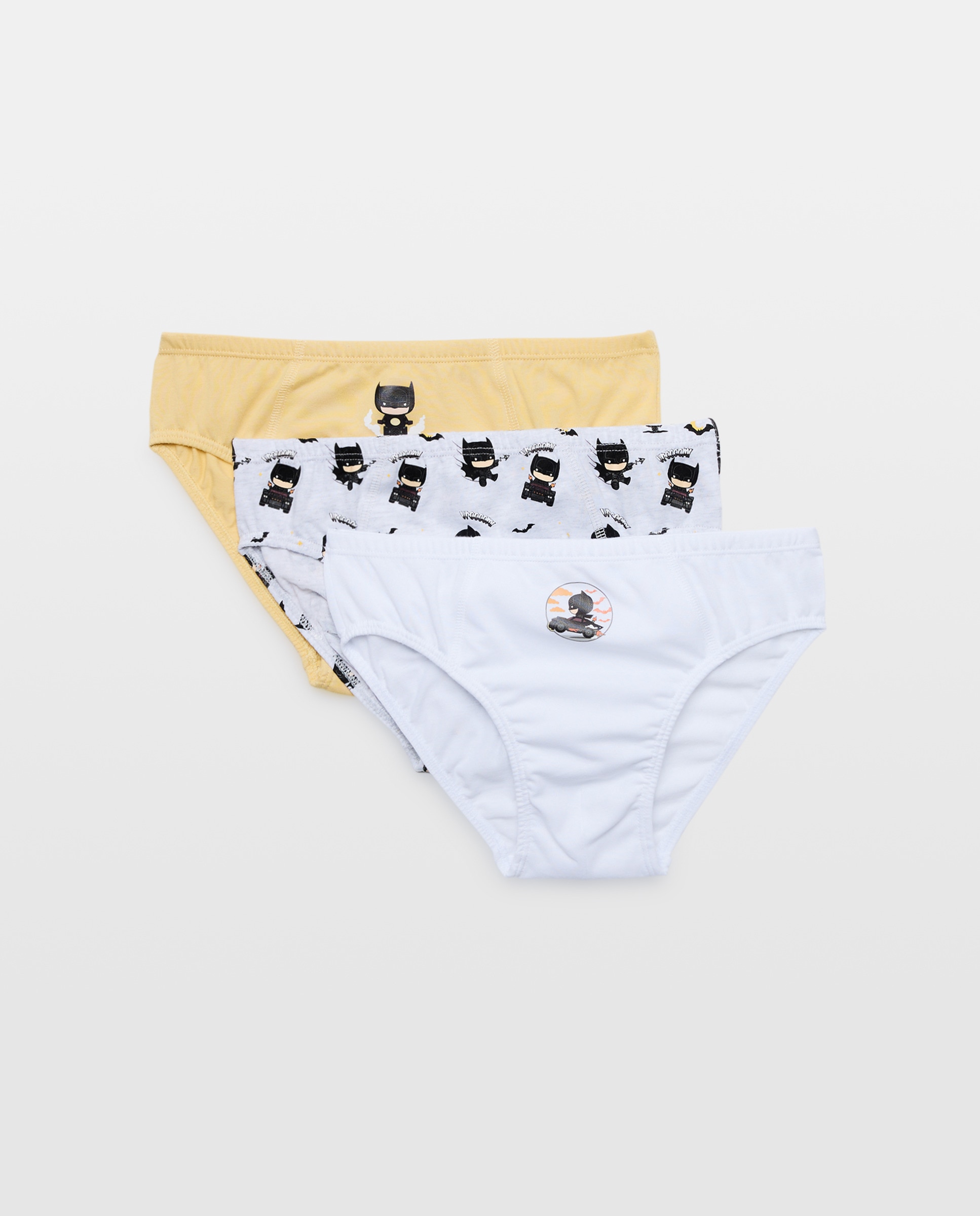 Imagem 0 de Pack de 3 Cuecas de Criança com Estampado Fantasia BATMAN - Várias Cores
