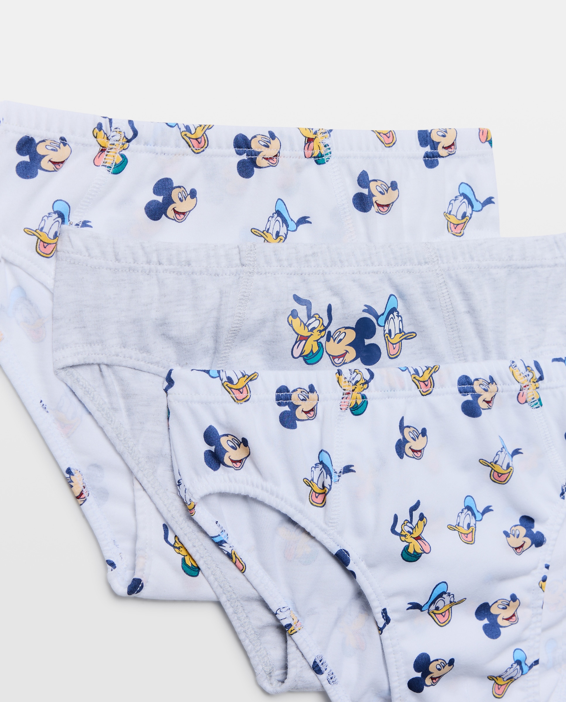 Pack de 3 Cuecas de Criança com Estampado Fantasia MICKEY - Várias Cores Cotton Juice Multicolor-3