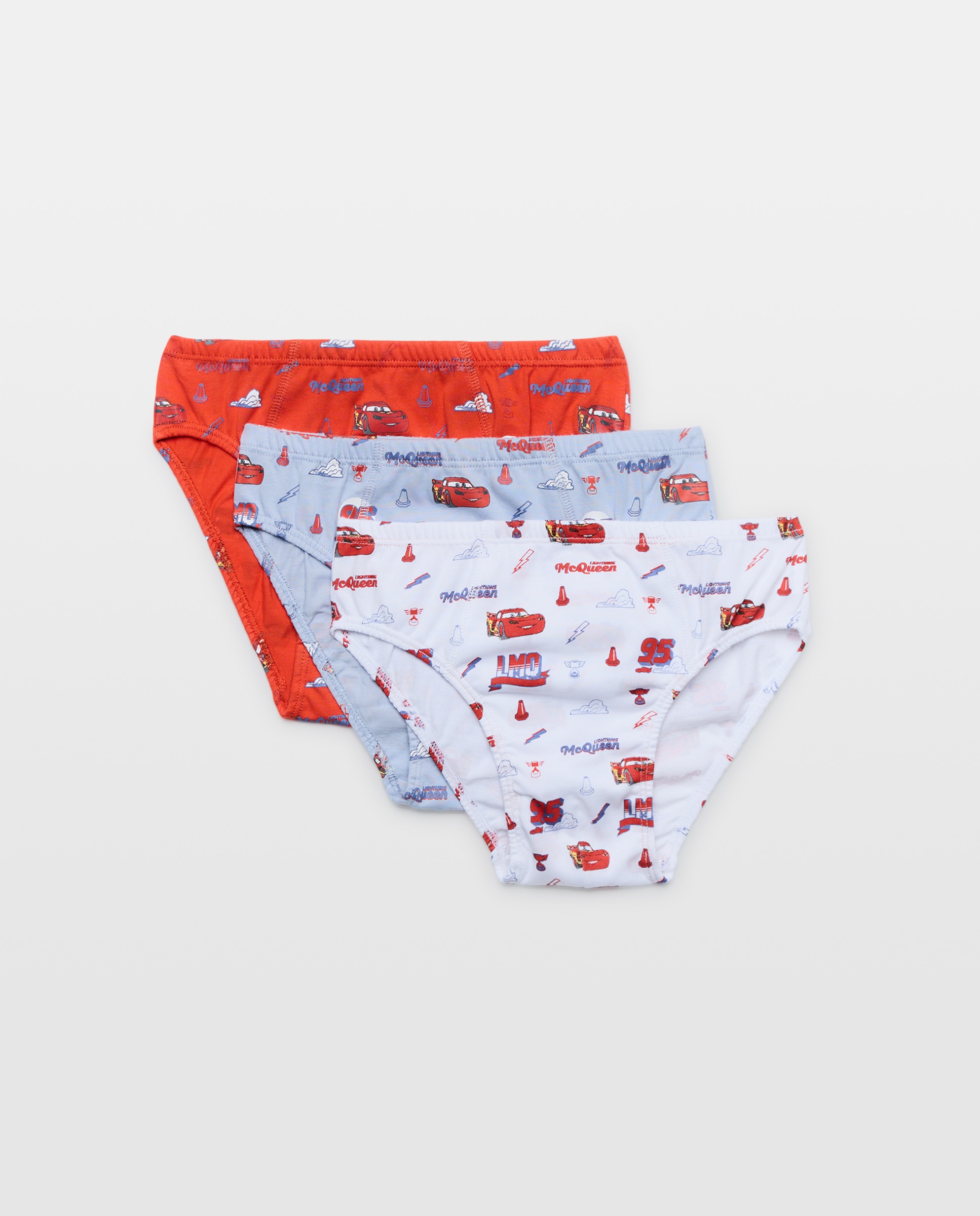 Imagem 0 de Pack de 3 Cuecas de Criança com Estampado Fantasia CARS - Várias Cores