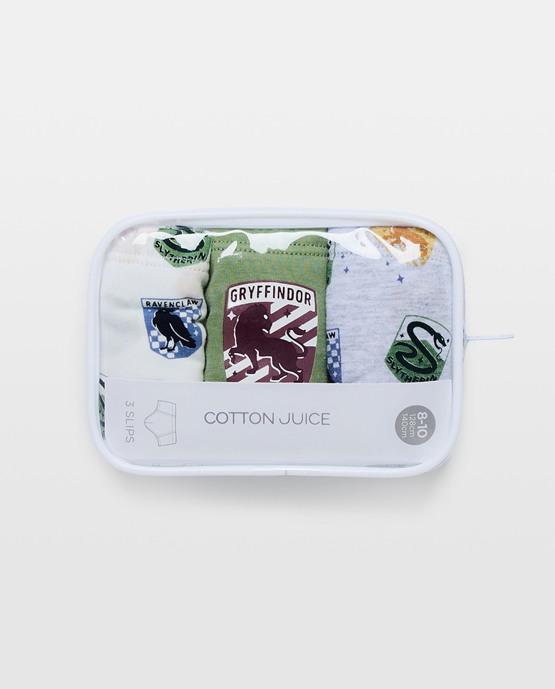 Pack 3 slips de niño en varios colores y estampado fantasía HARRY POTTER - Cotton Juice - Multicolor Multicolor-4