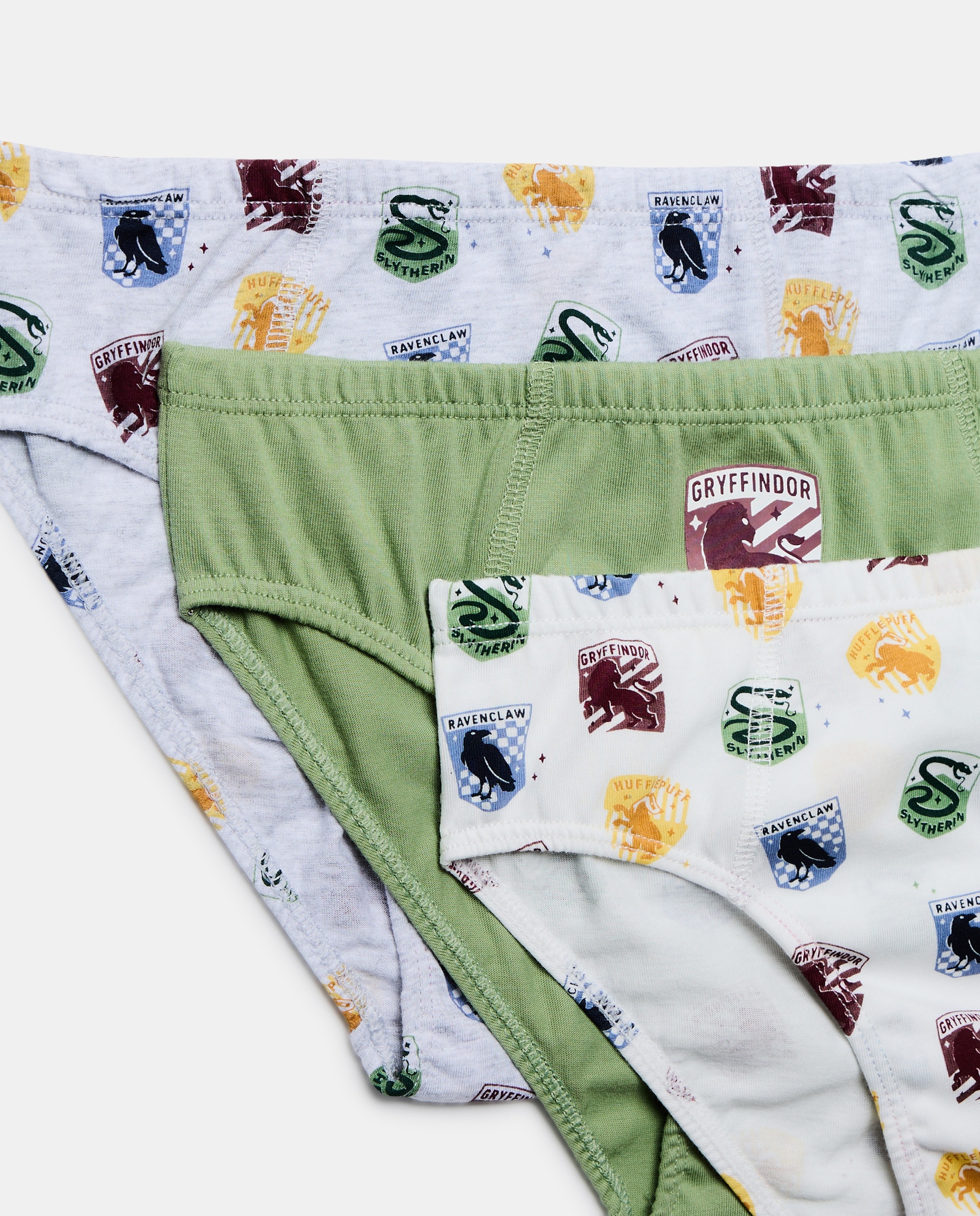 Pack 3 slips de niño en varios colores y estampado fantasía HARRY POTTER - Cotton Juice - Multicolor Multicolor-3