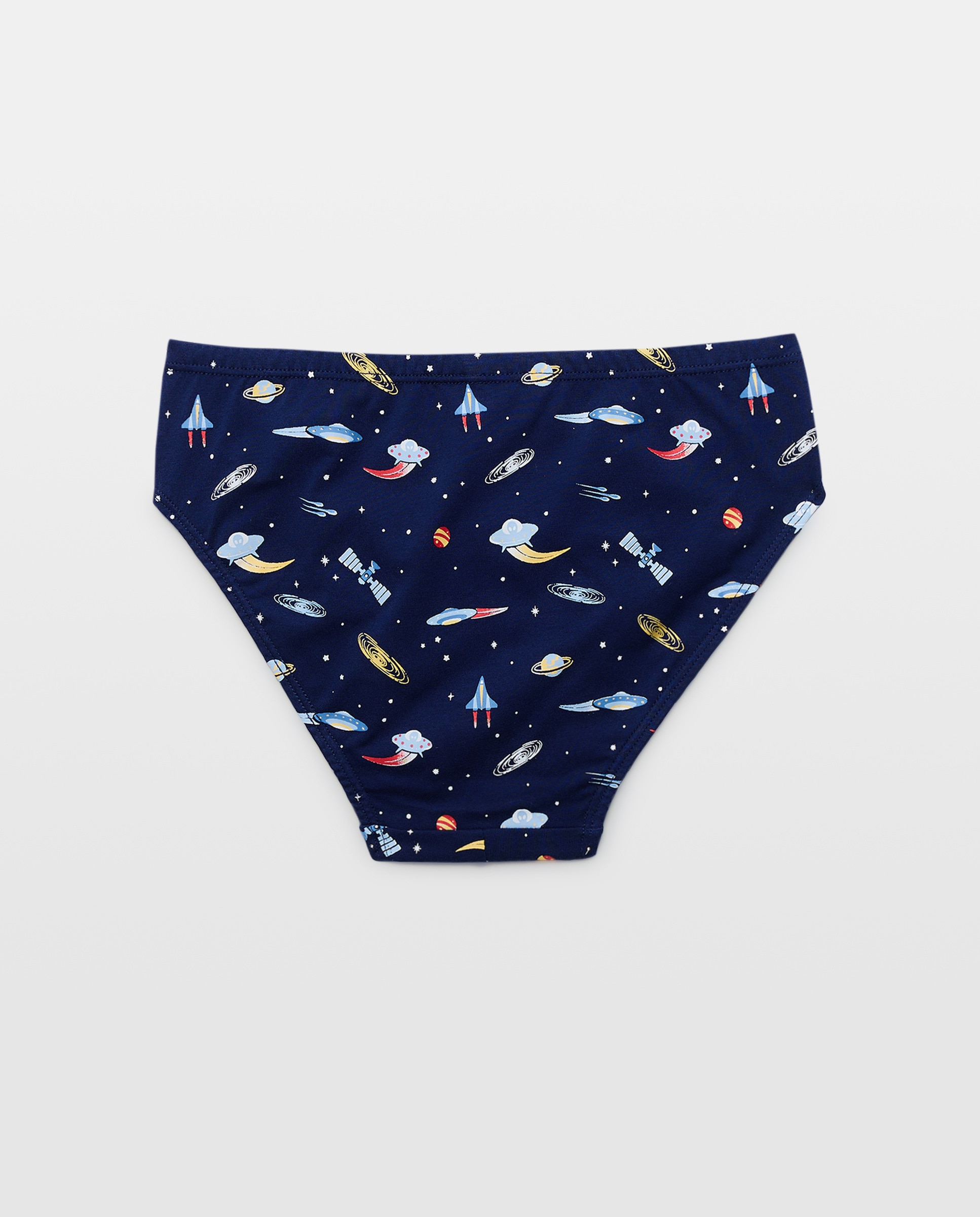 Pack de 5 Slips com Estampado de Fantasia - Multicolor Cotton Juice Multicolor-2