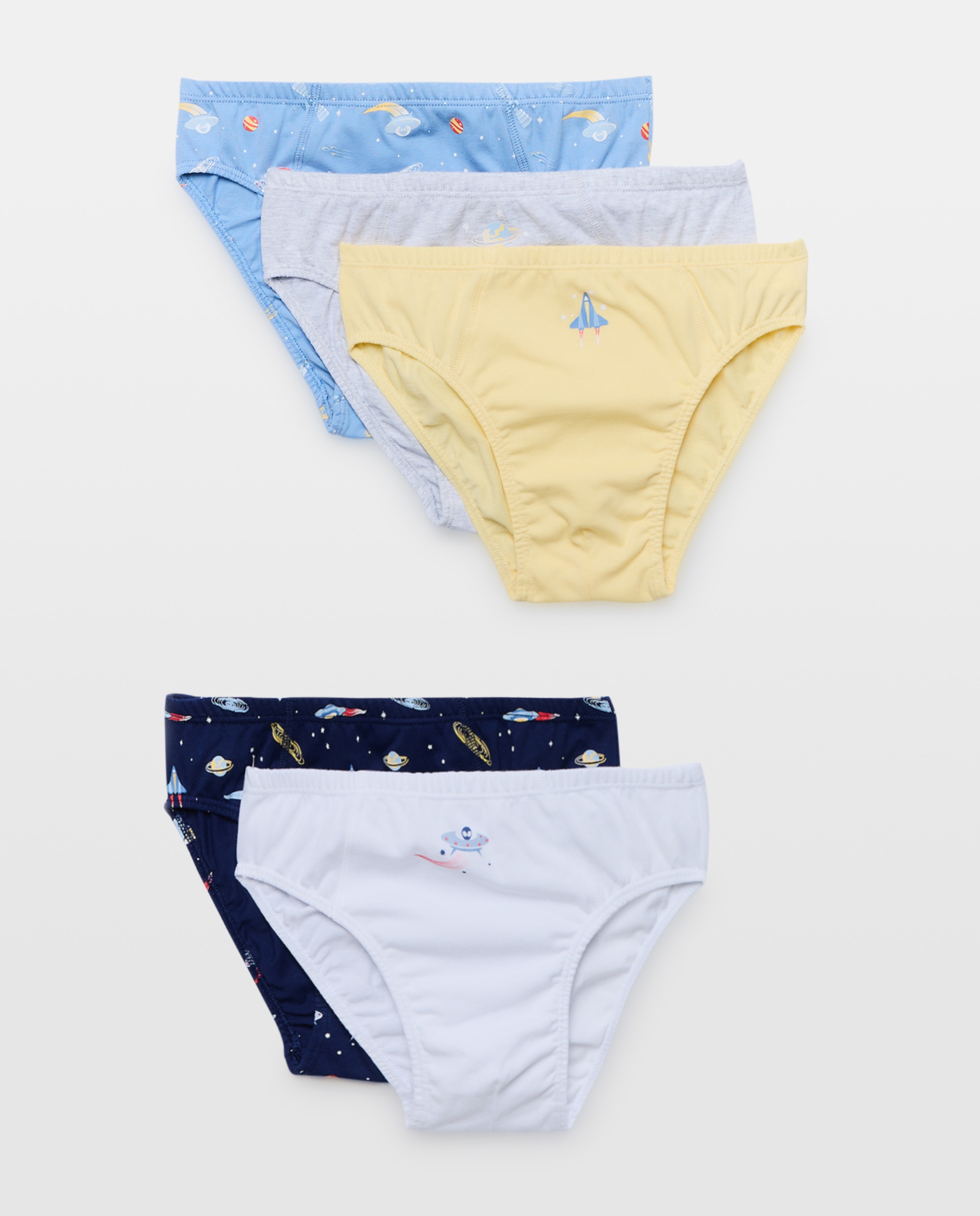 Imagem 0 de Pack de 5 Slips com Estampado de Fantasia - Multicolor