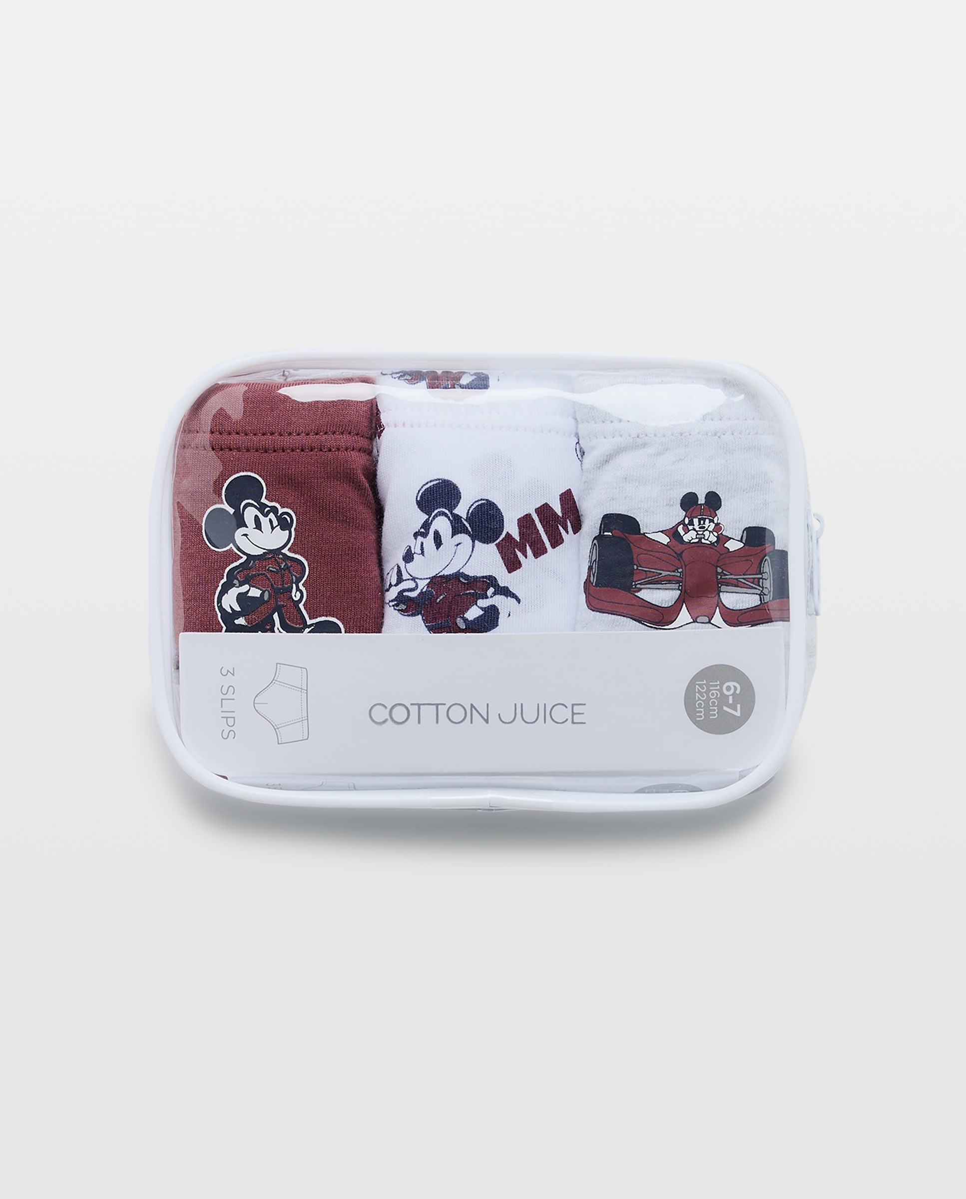Pack de 3 Slips com Estampado Mickey - Multicolor Multicolor-4