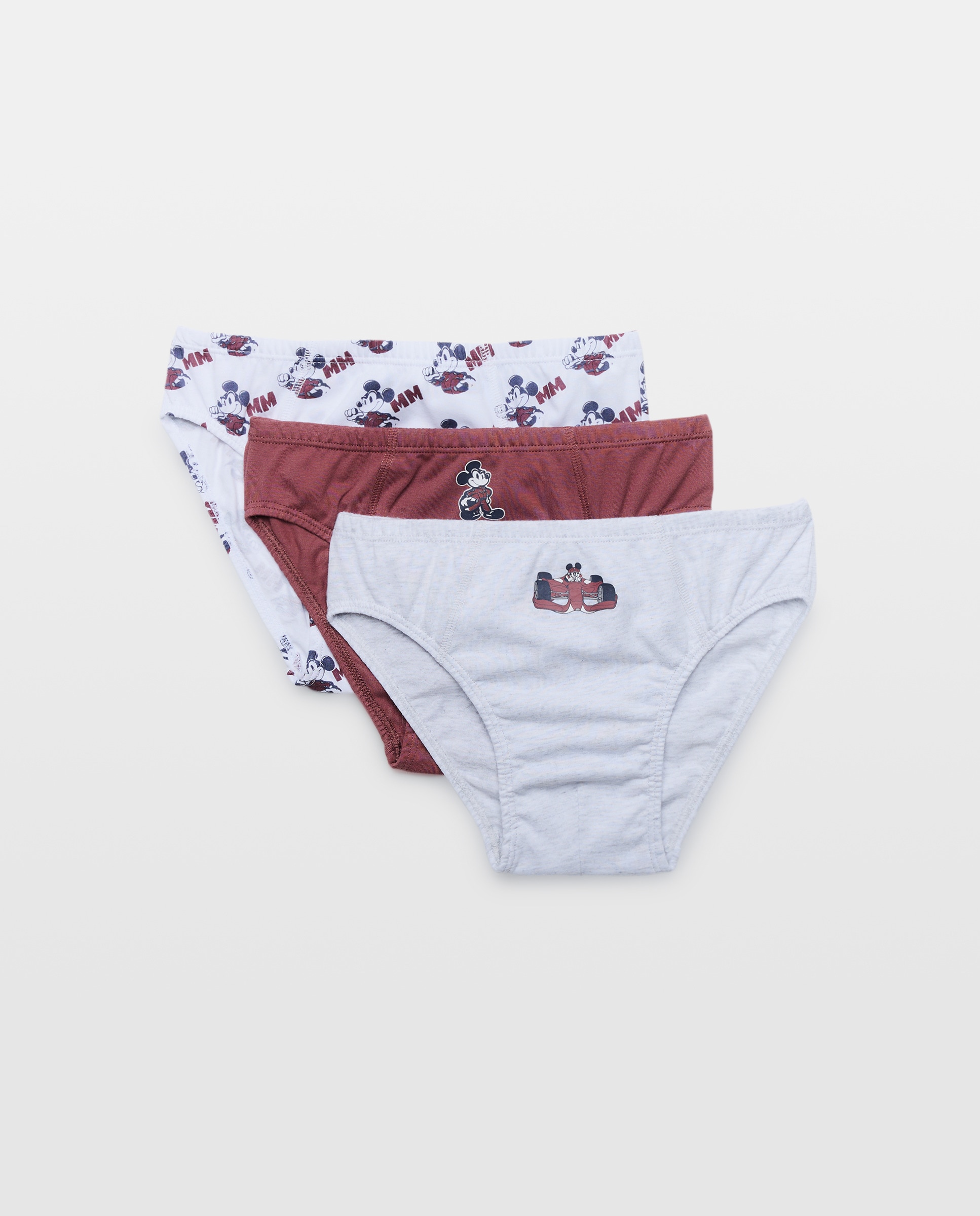 Imagem 0 de Pack de 3 Slips com Estampado Mickey - Multicolor