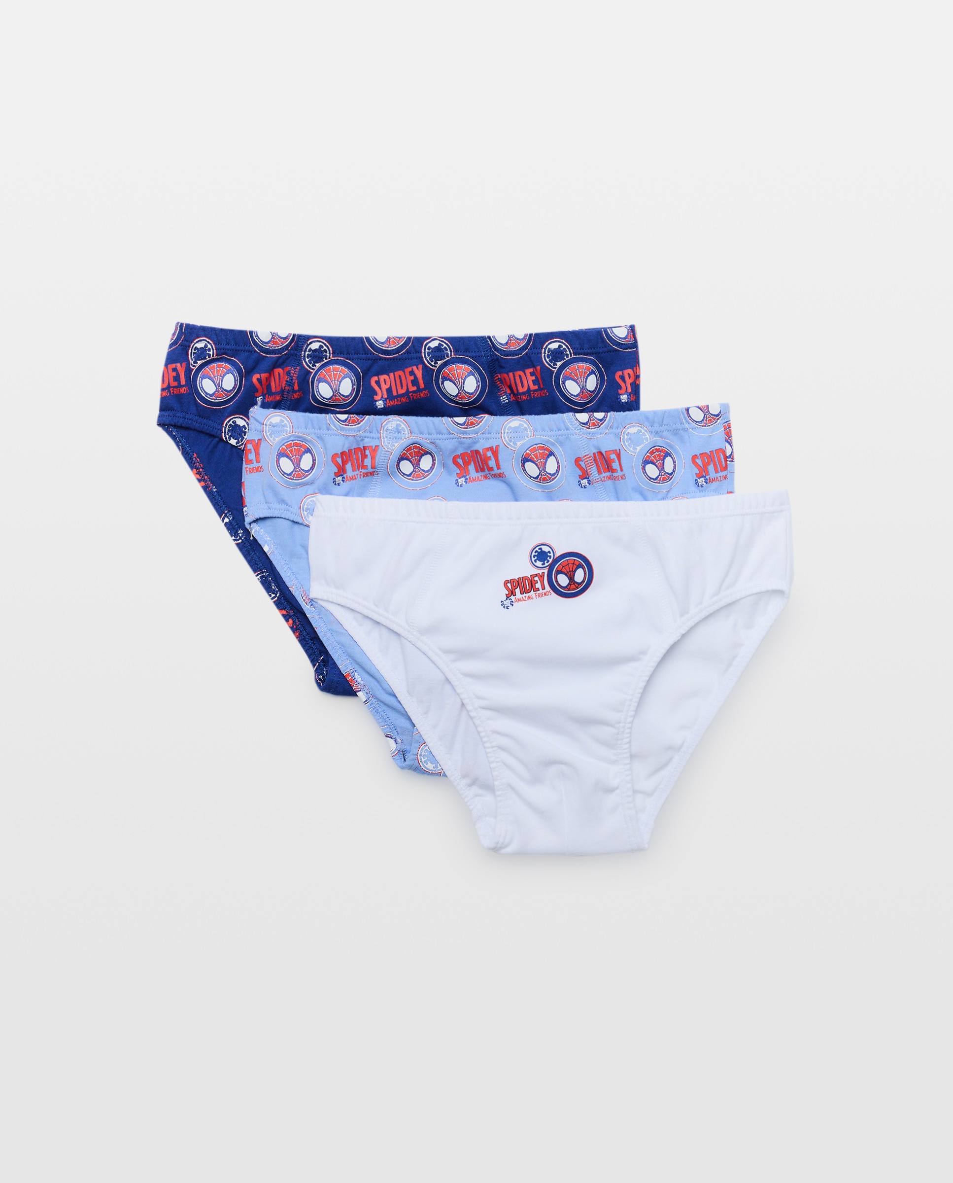 Imagem 0 de Pack de 3 Slips com Estampado Homem-Aranha