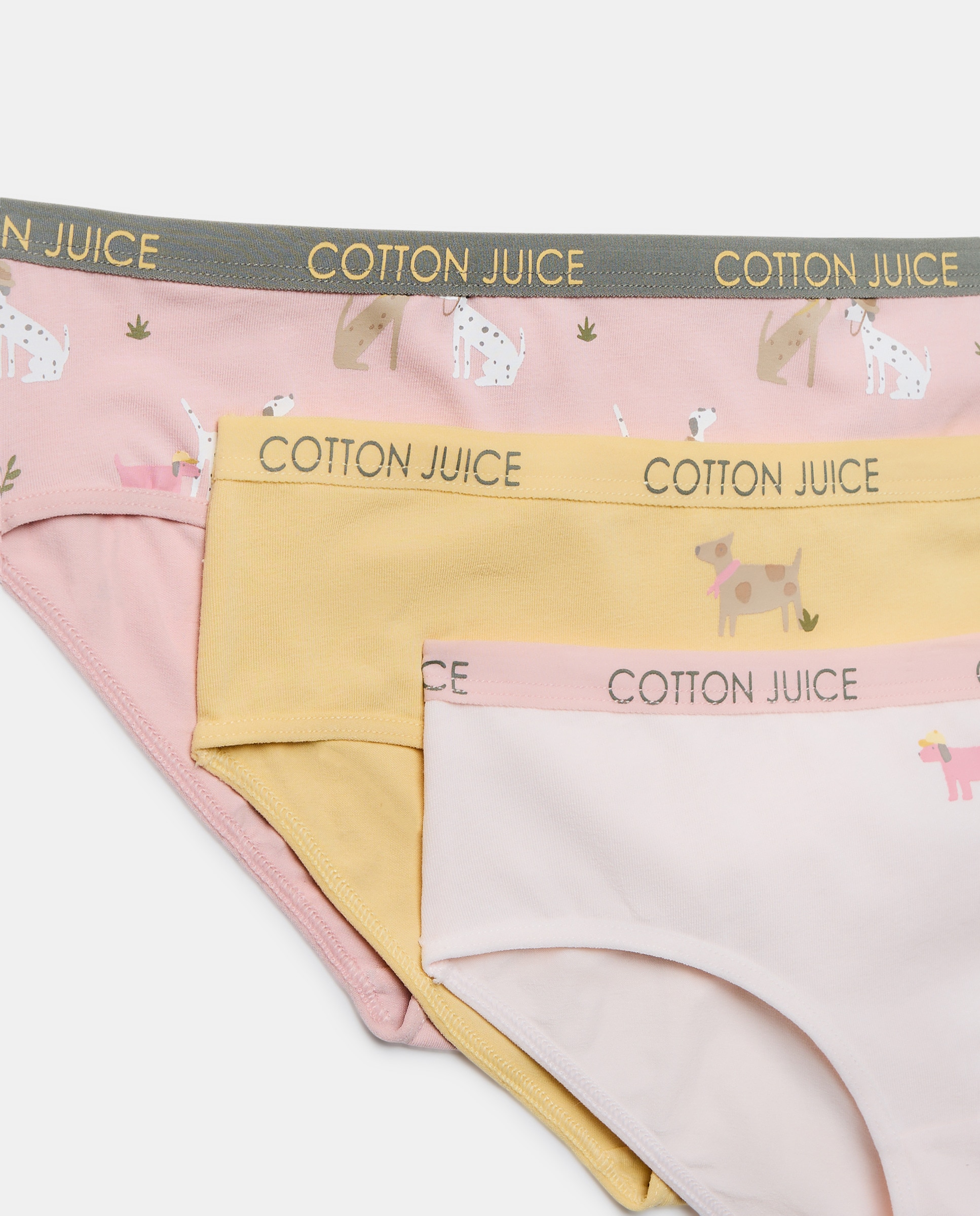 Pack de 3 Cuecas de Anca com Estampado Fantasia - Várias Cores Multicolor-3