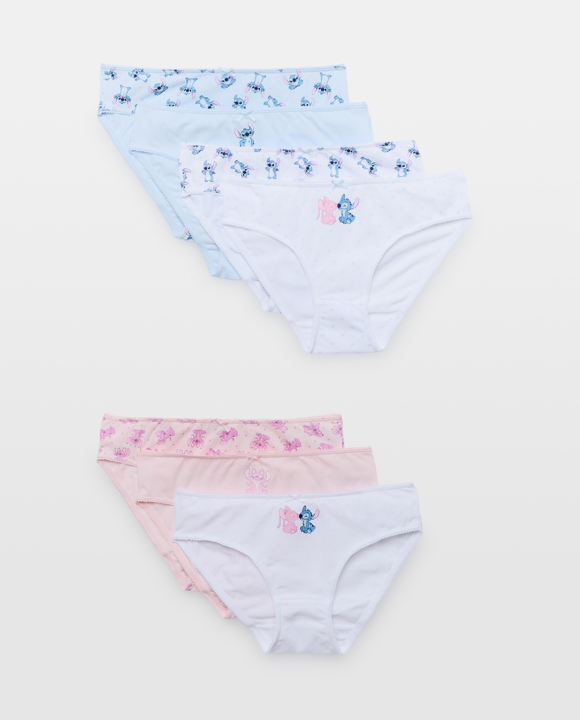 Imagem 0 de Pack de 7 Cuecas com Estampado Stitch e Cintura Elástica - Multicolor