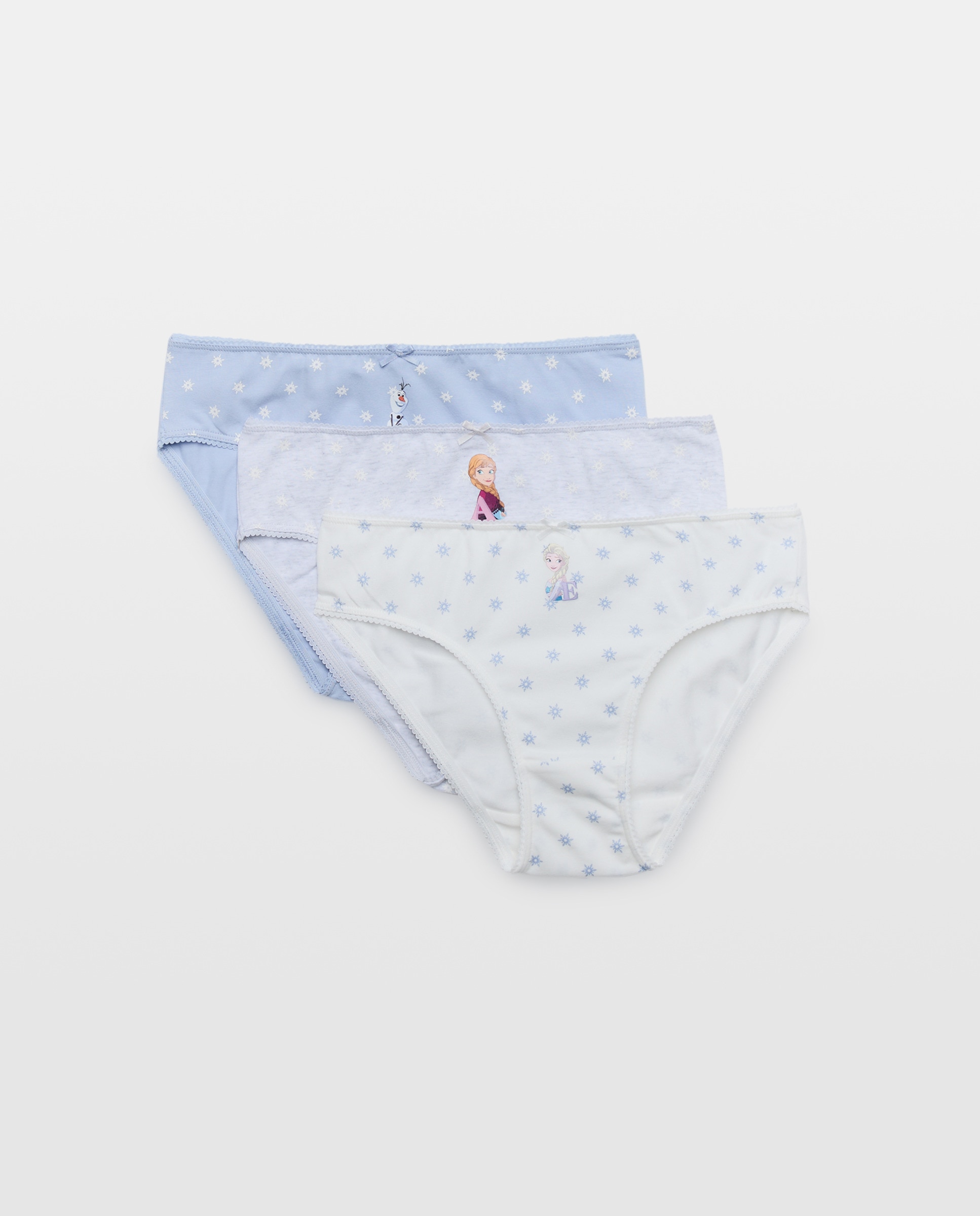 Imagem 0 de Pack de 3 Cuecas com Estampado Frozen - Multicolor