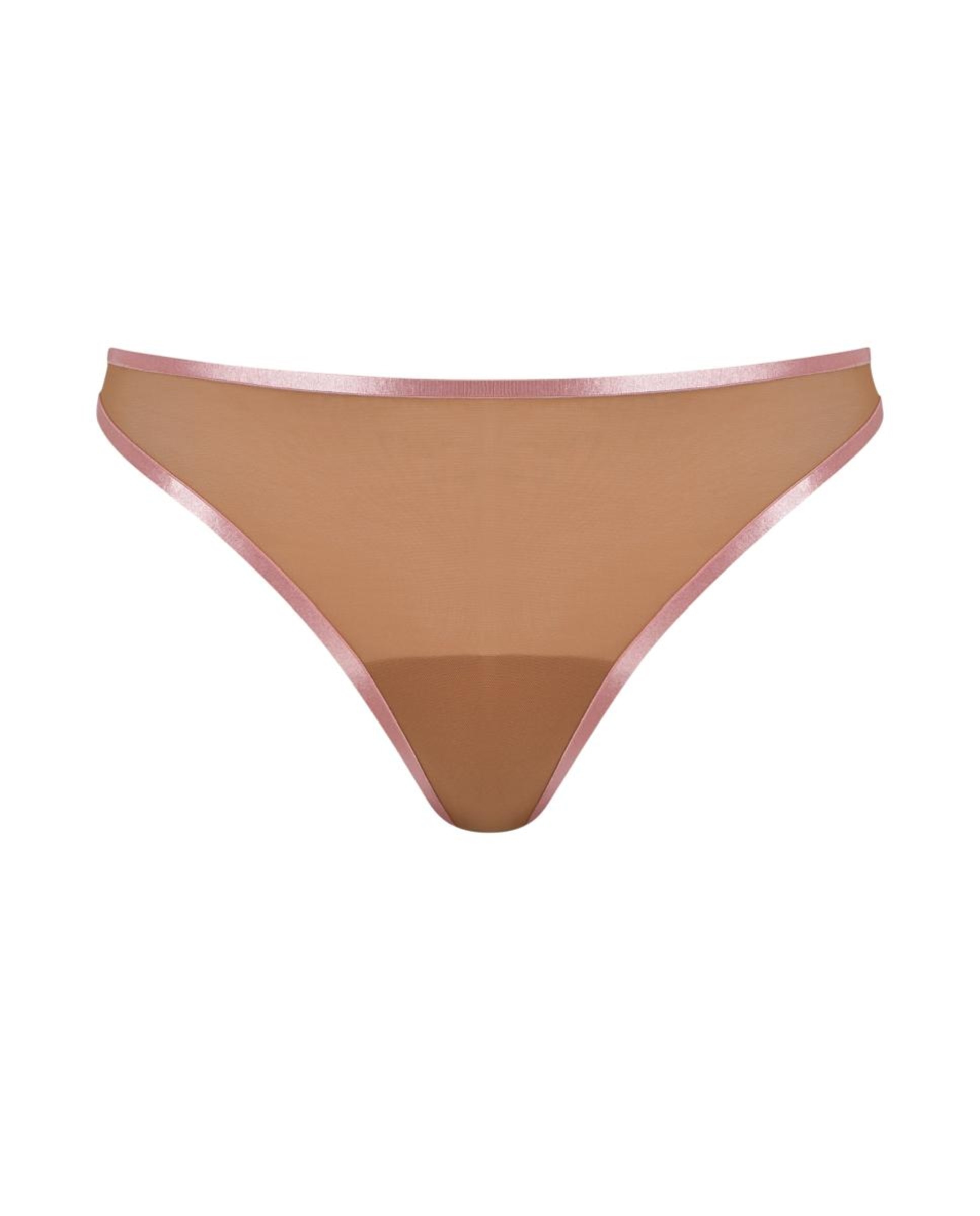 Tanga tejido suave de mujer - Naturana - Marrón claro Marrón claro-4