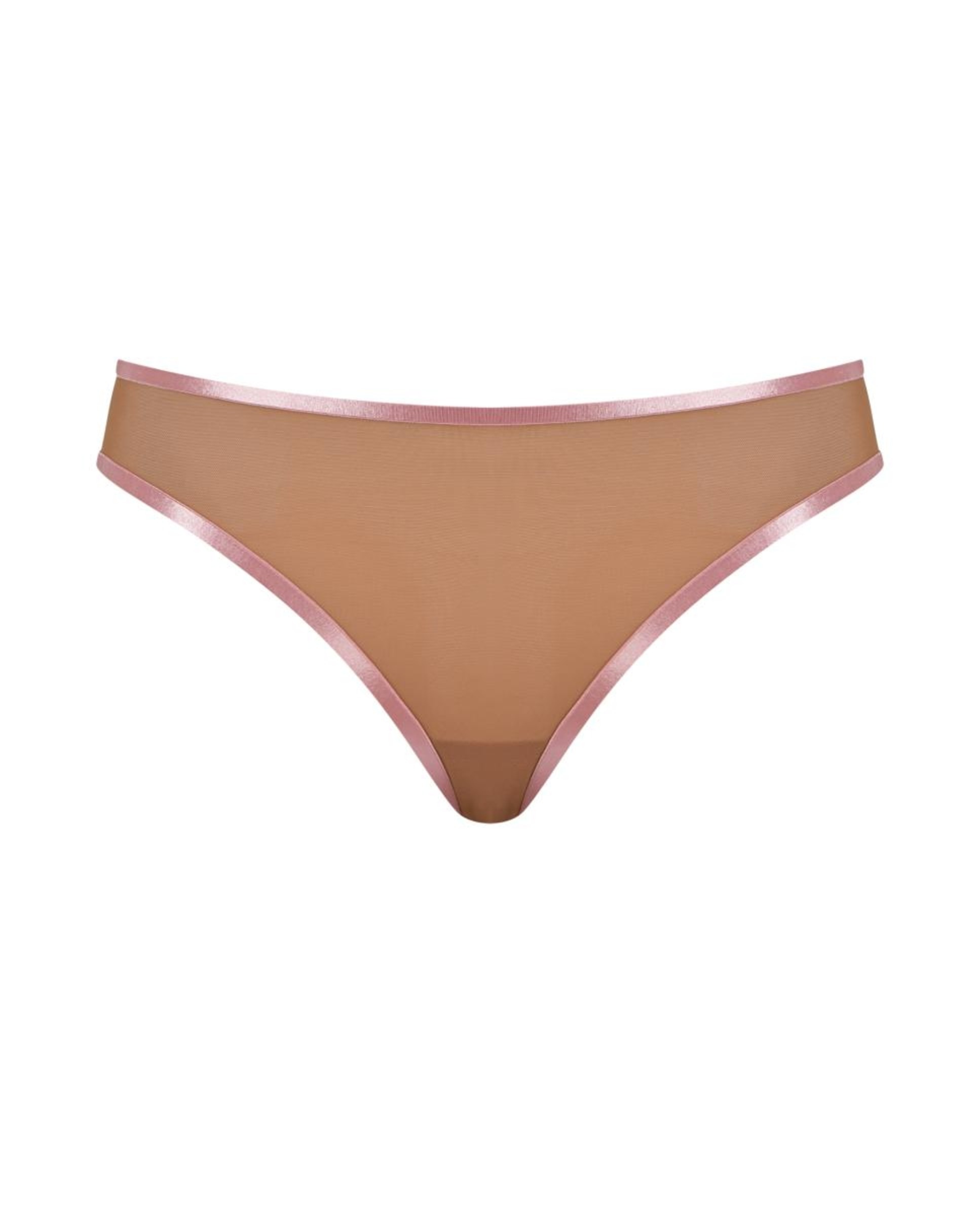 Cueca em Tecido Suave Castanho-claro-7