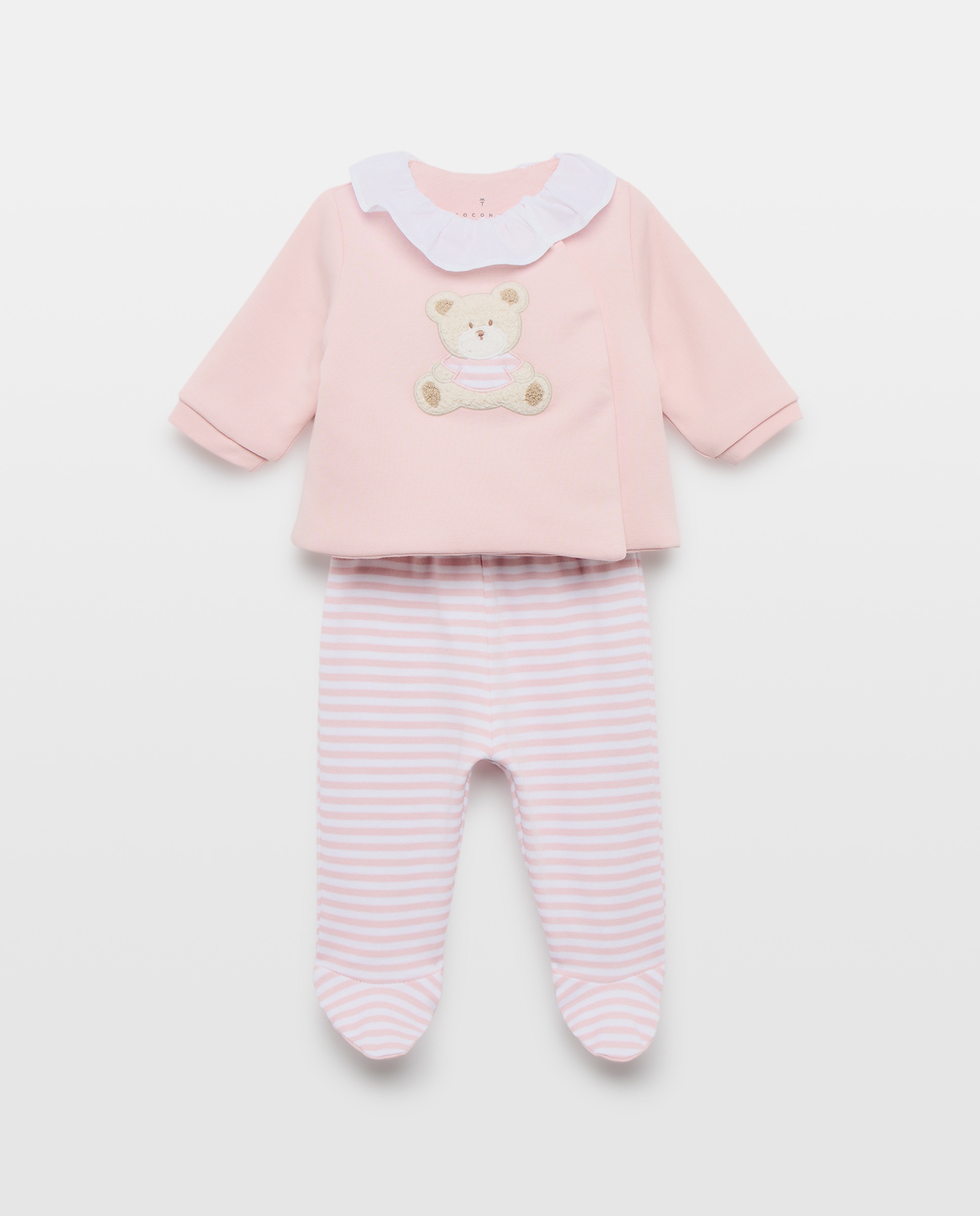 Conjunto para bebé estampado fantasía cuello gola - Coconut El Corte Inglés - Rosa Rosa-1