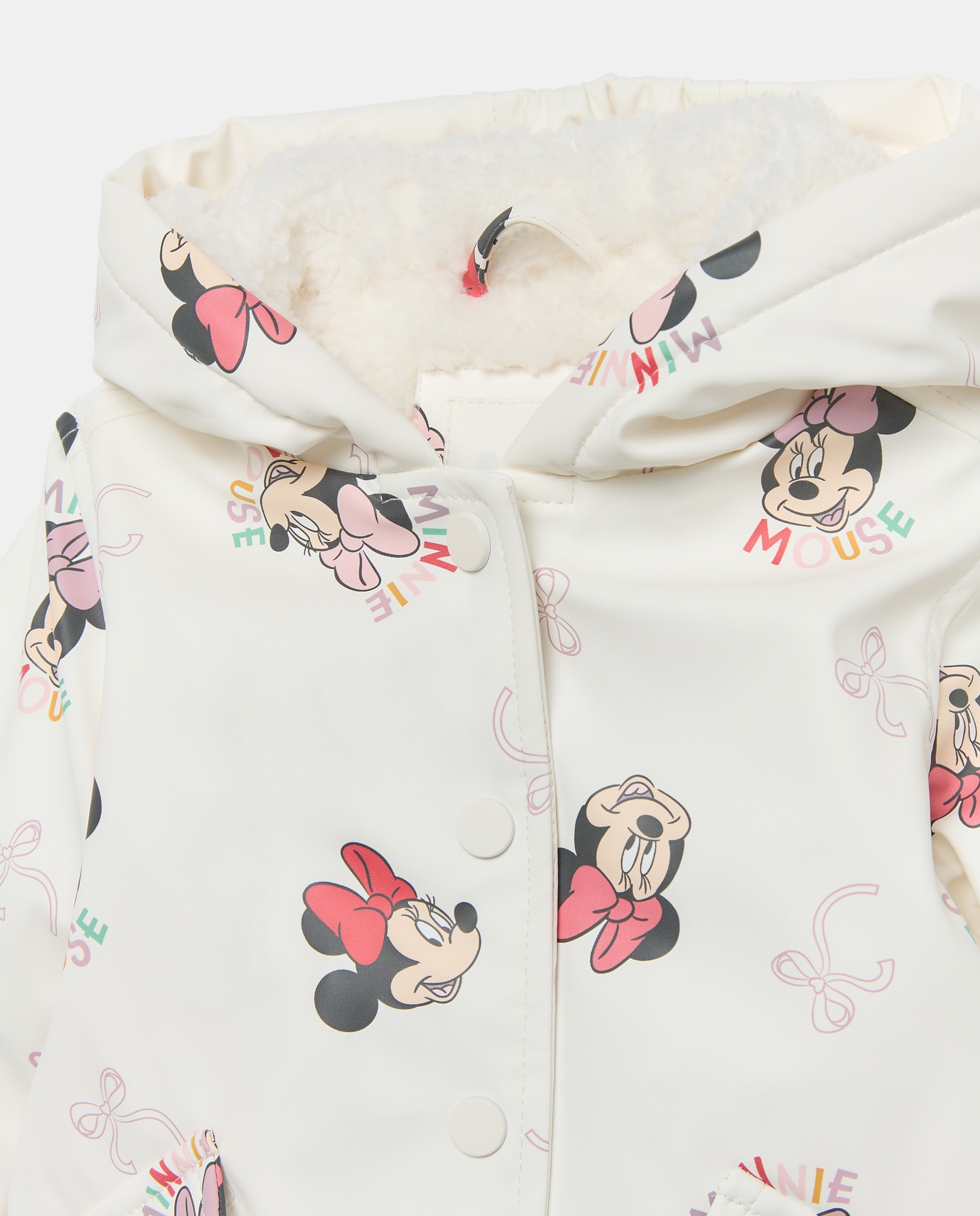 Parka engomada de bebé con fantasía MINNIE - Baby El Corte Inglés - Blanco Blanco-3