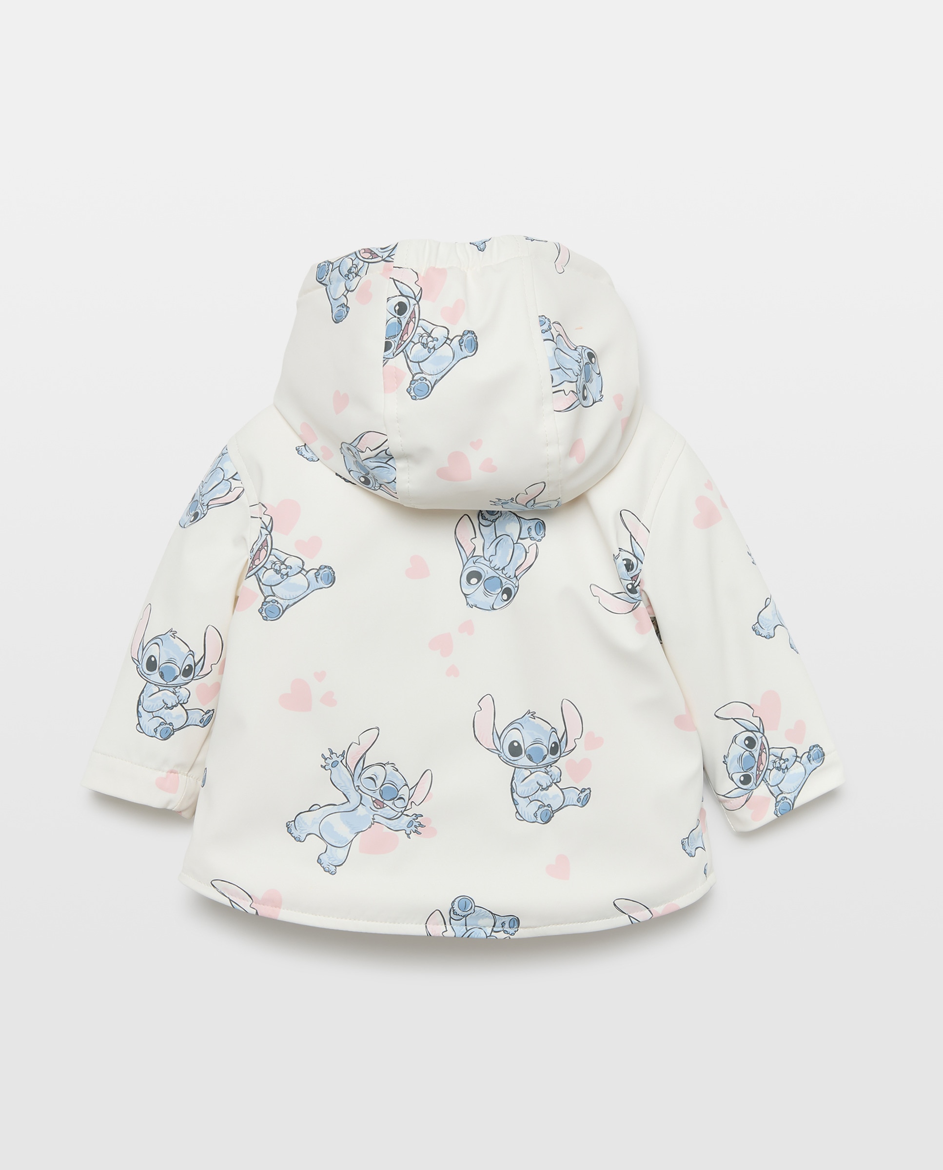 Parka engomada de bebé con fantasía STITCH - Baby El Corte Inglés - Blanco Blanco-2