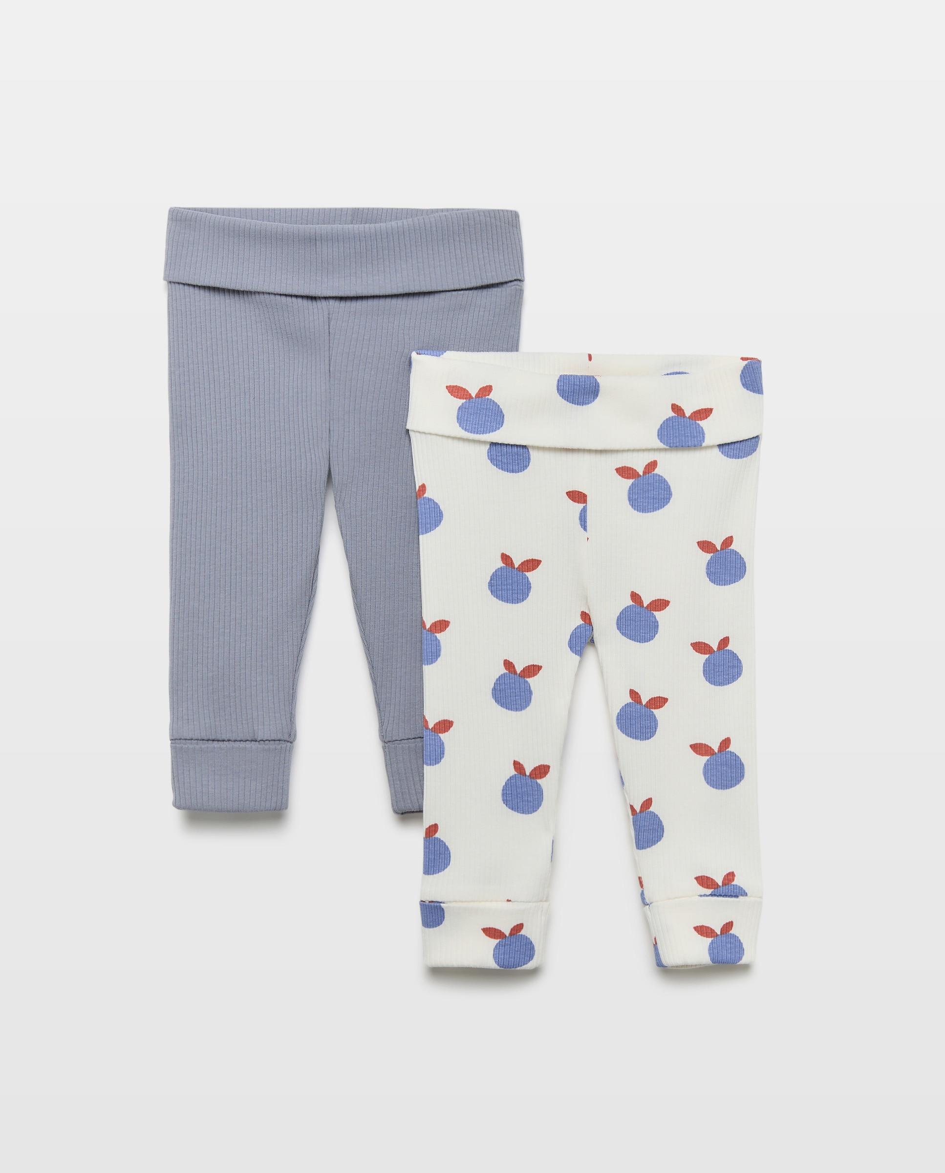Imagen 0 de Pack leggins de bebé básicos lisos Azul marino