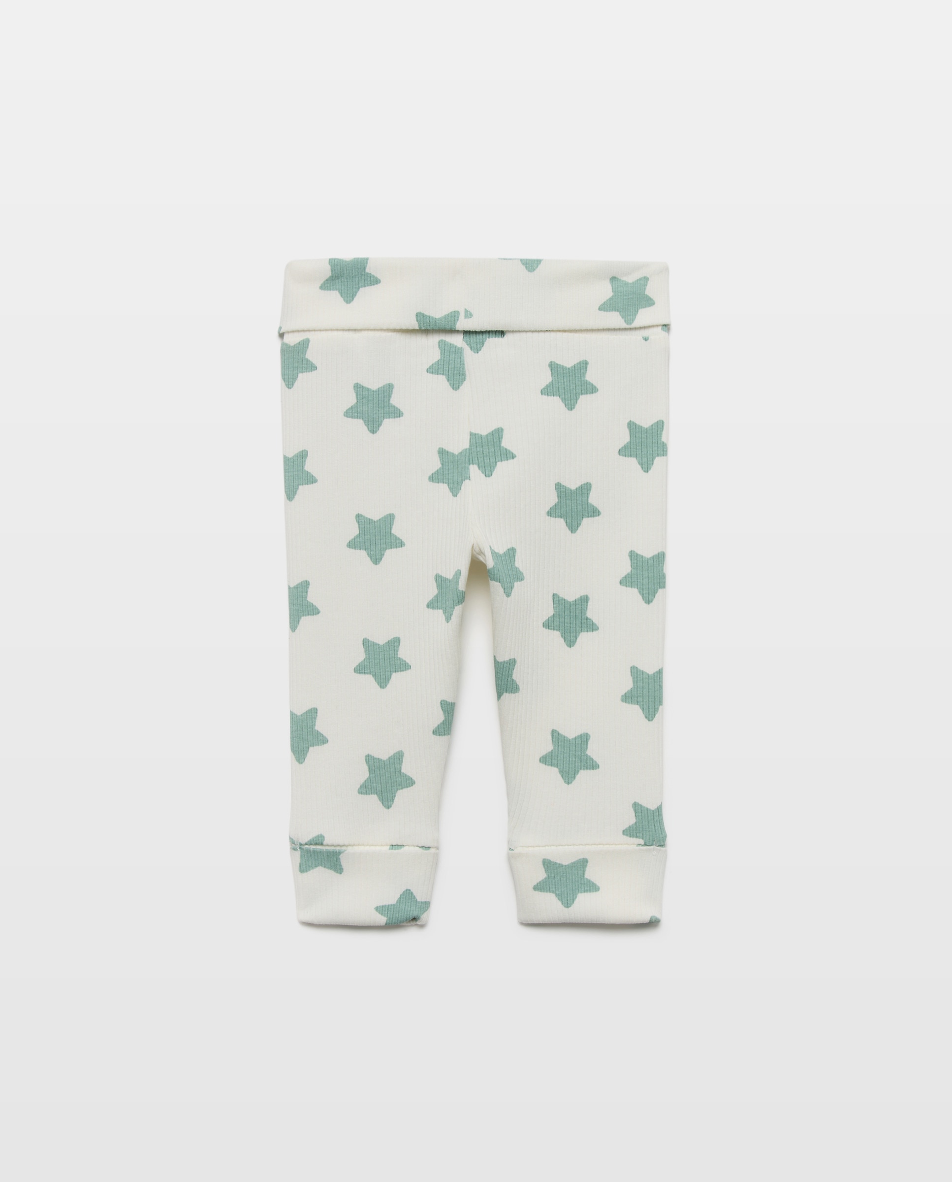 Pack leggins de bebé básicos lisos - Baby El Corte Inglés - Verde Verde-2
