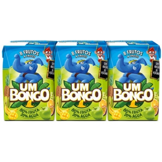 Néctar de 8 Frutos Pack 3 embalagem 20 cl - Um Bongo