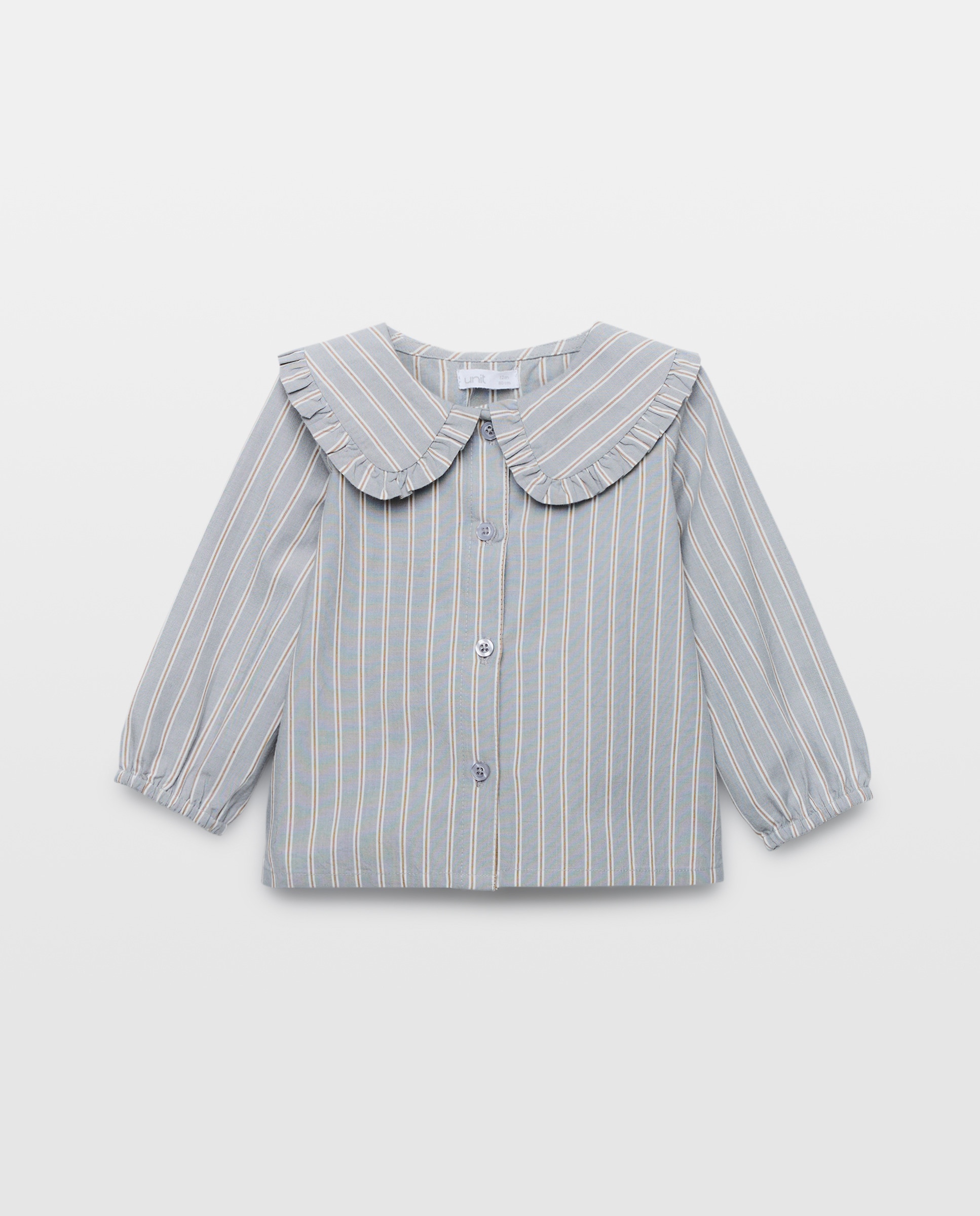 Imagen 0 de Blusa bebé niña con cuello volante