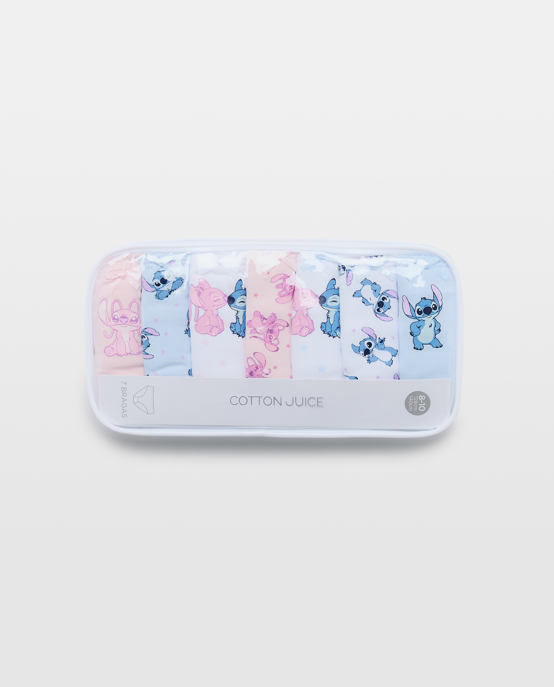 Pack de 7 Cuecas com Estampado Stitch e Cintura Elástica - Multicolor Multicolor-4