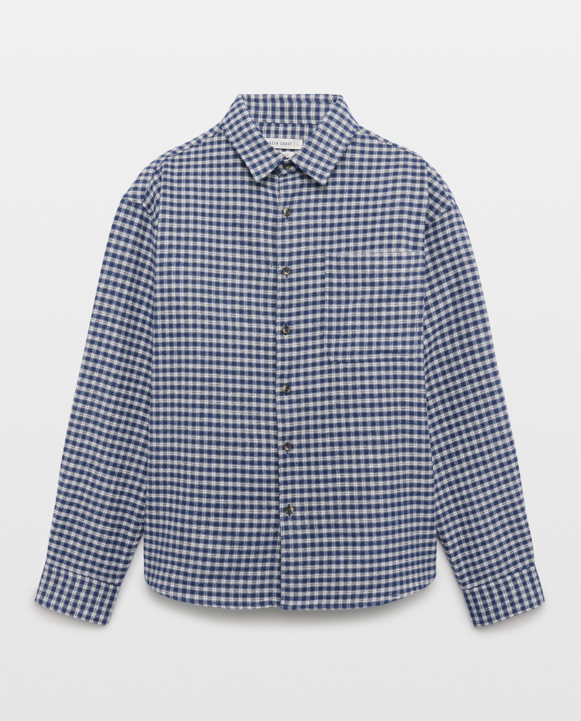 Imagem 0 de Camisa de Manga Comprida aos Quadrados