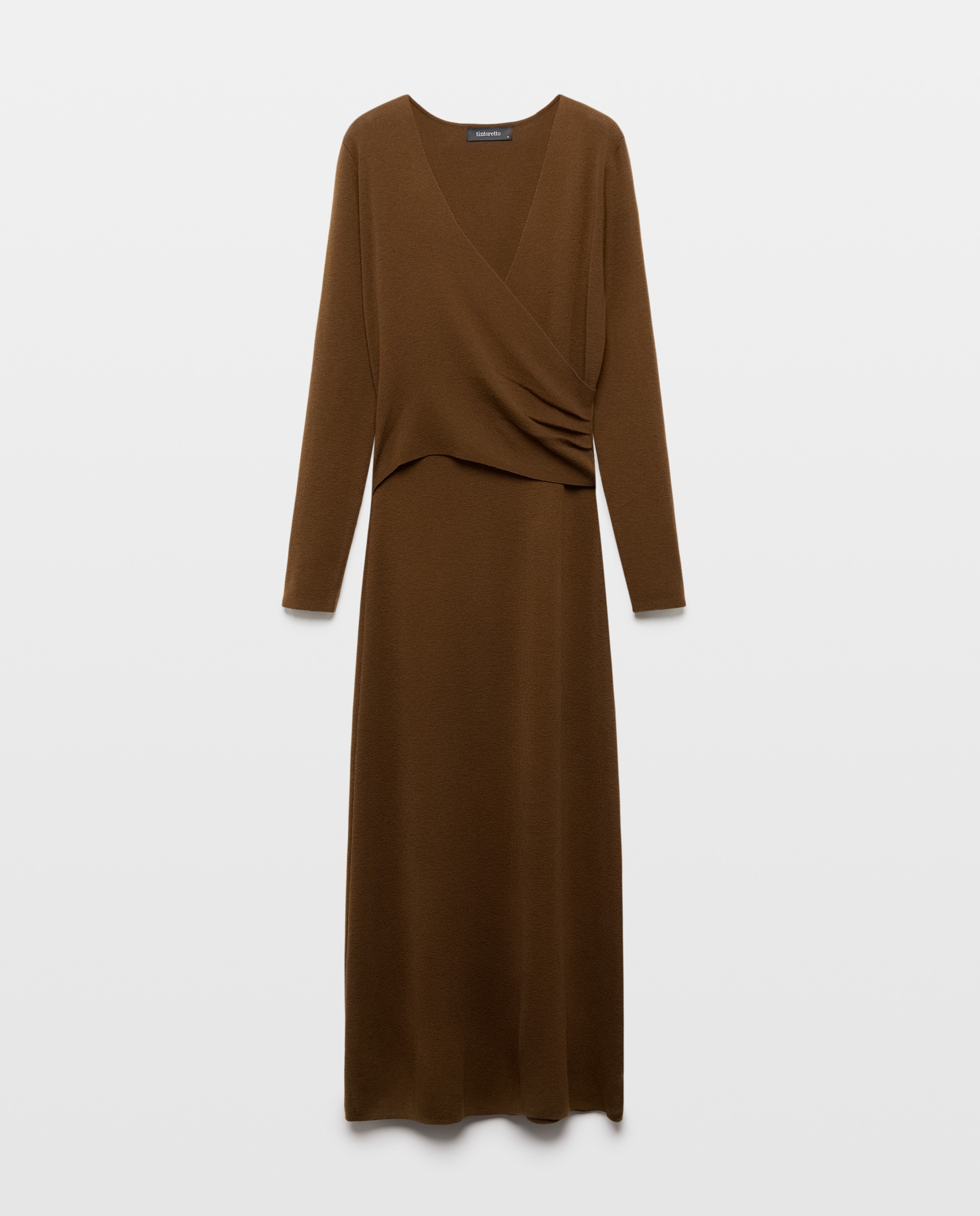 Imagem 0 de Vestido Cruzado de Malha