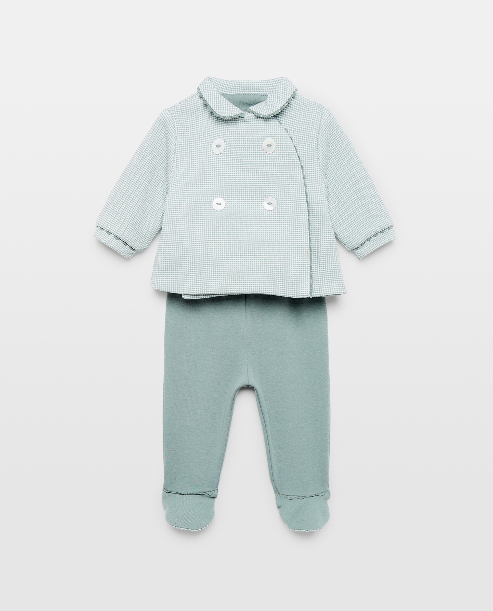 Imagem 0 de Conjunto de Bebé com Estampado de Fantasia e Gola Bebé
