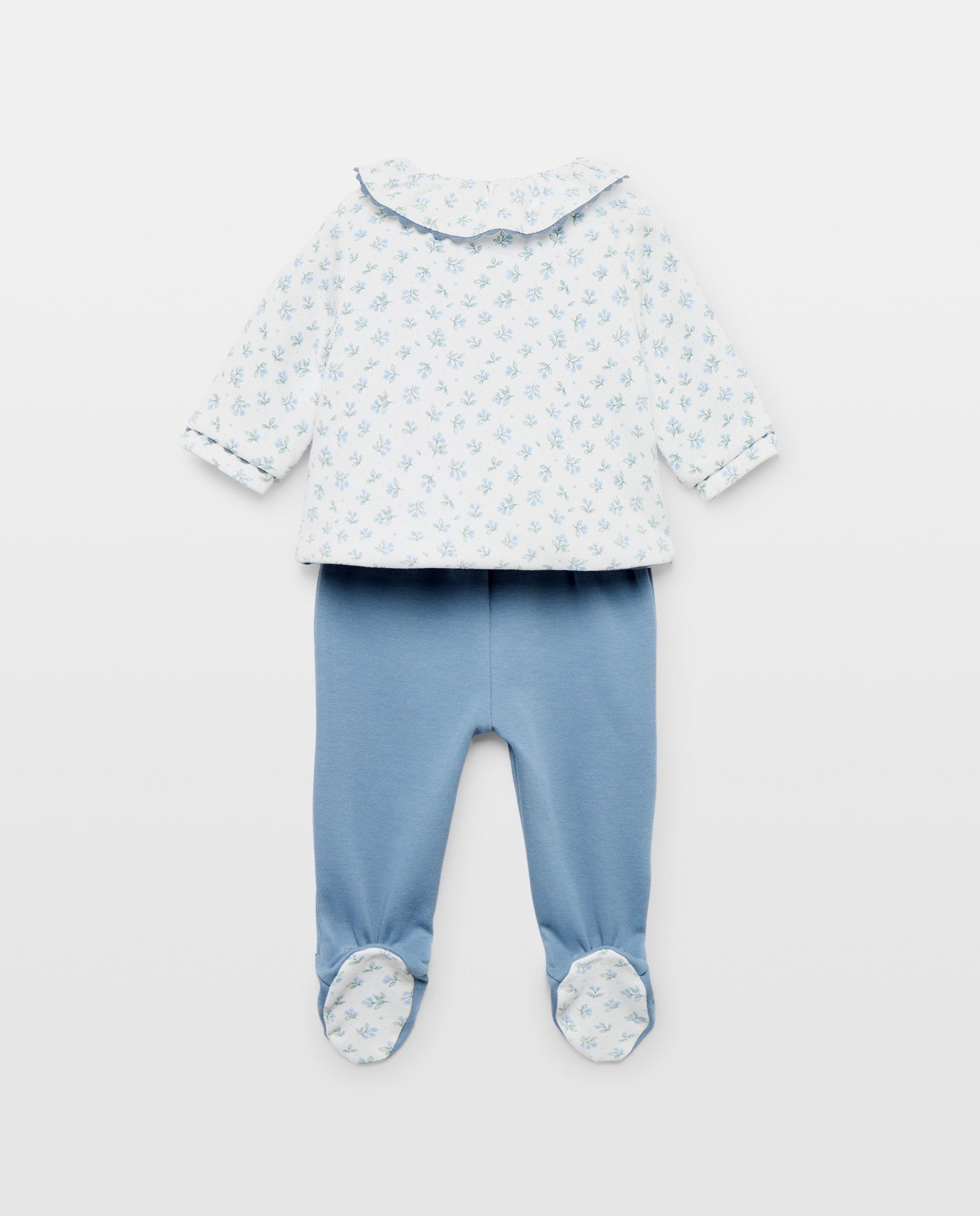 Conjunto de Bebé com Estampado de Fantasia e Gola Bebé Coconut El Corte Inglés Azul-marinho-2