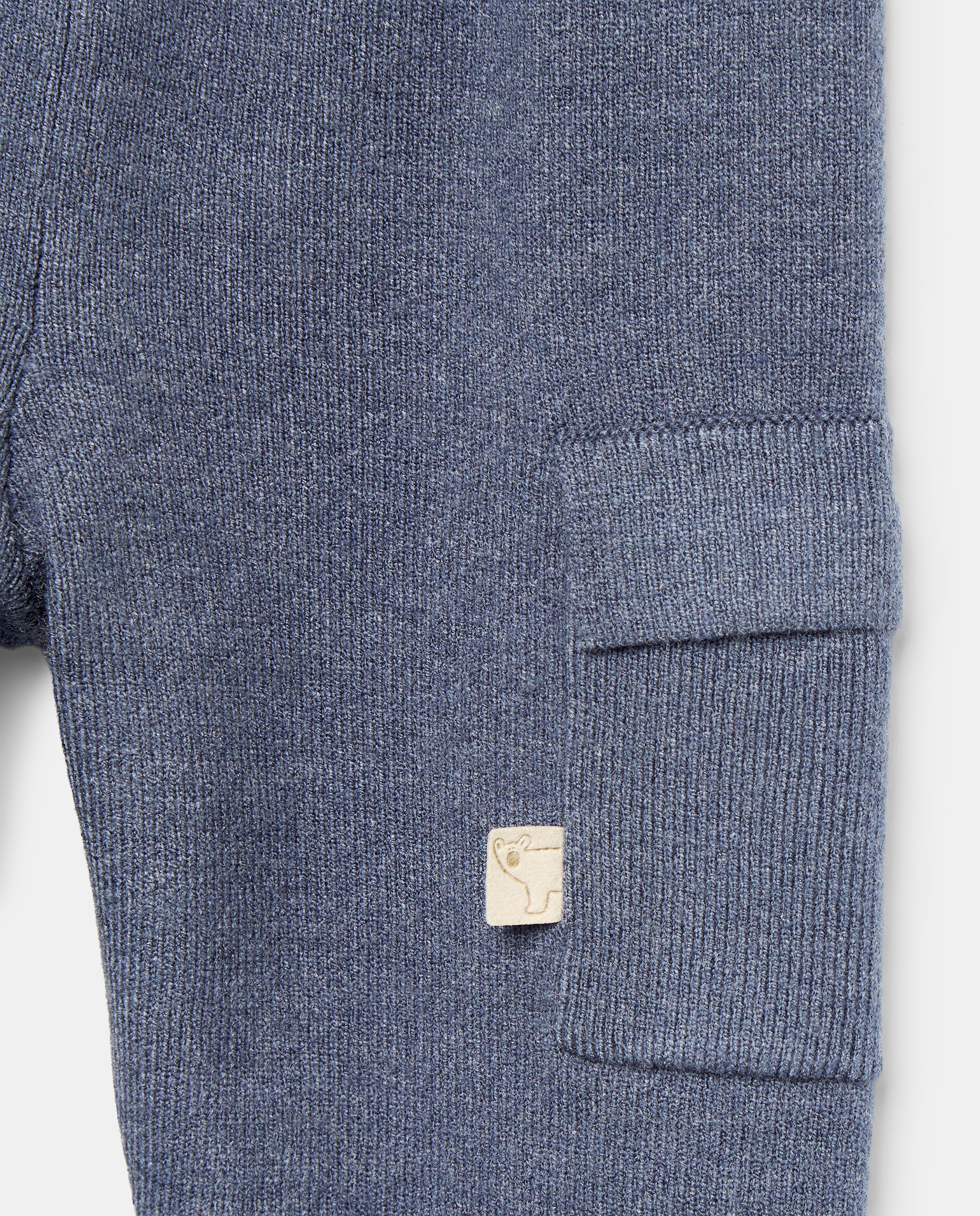 Pantalón tricot de bebé - Baby El Corte Inglés - 400 Azul 400 Azul-3