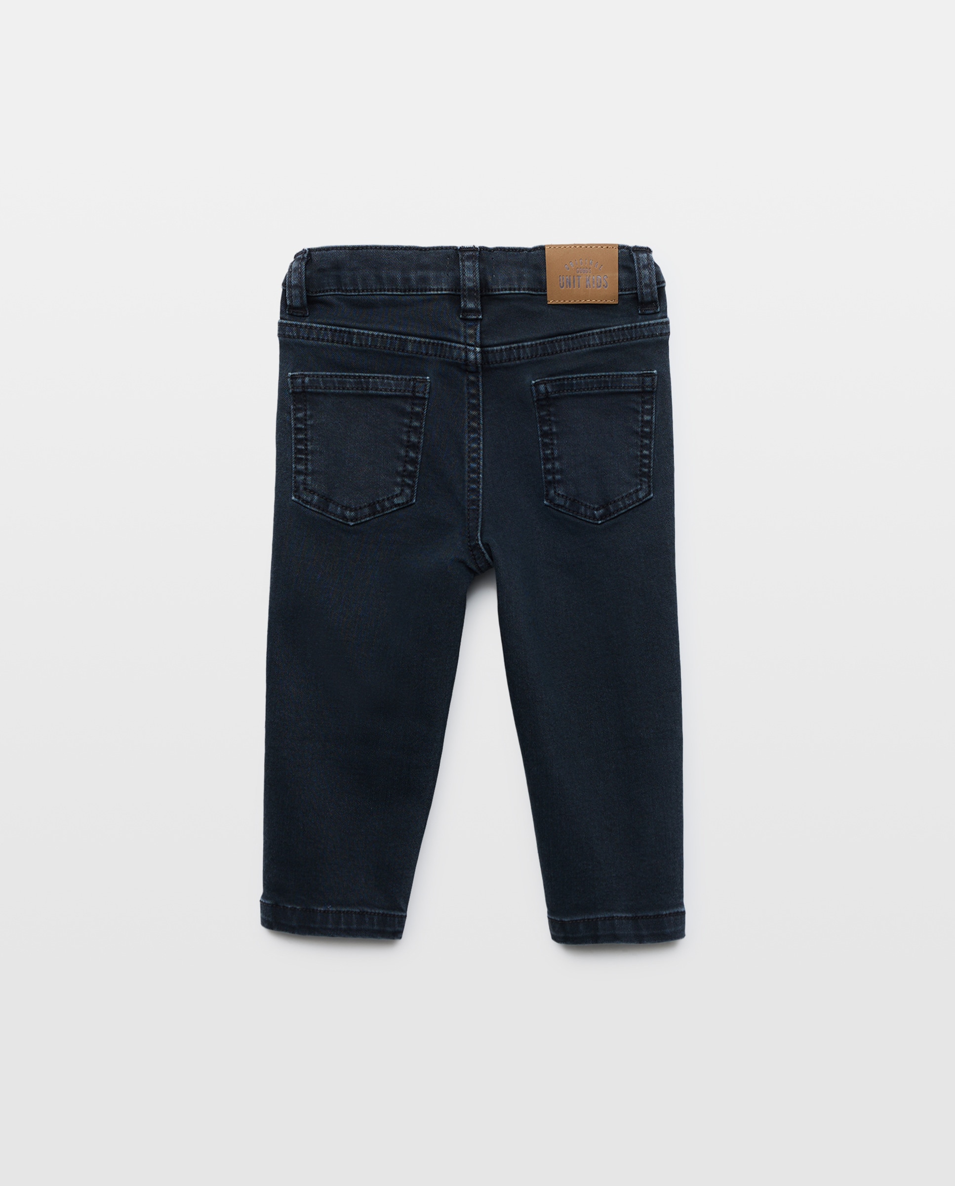 Pantalón de bebé denim color 5 bolsillos lavado 830 Antracita-2