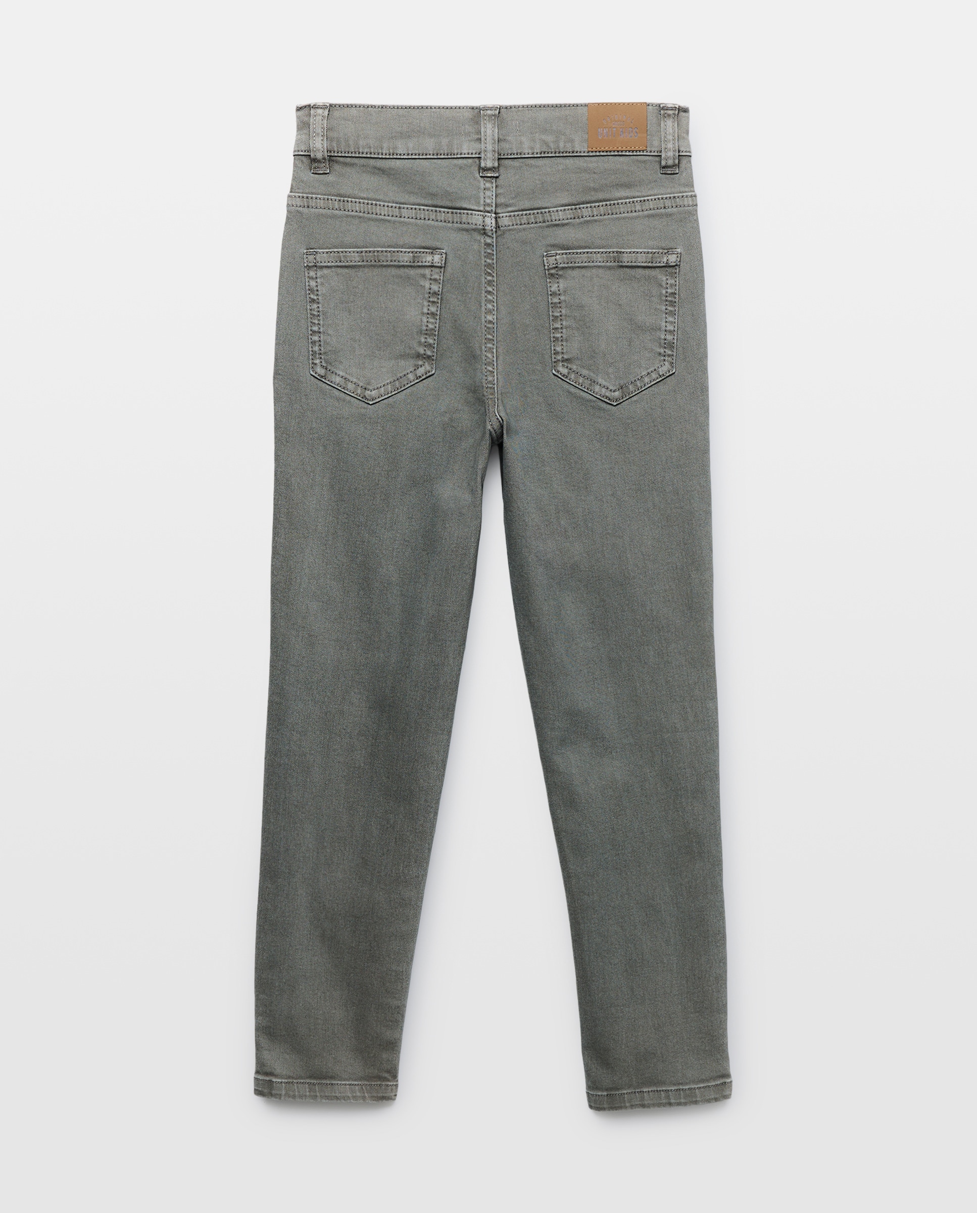 Pantalón de niño denim color 5 bolsillos lavado 520 Kaki-2