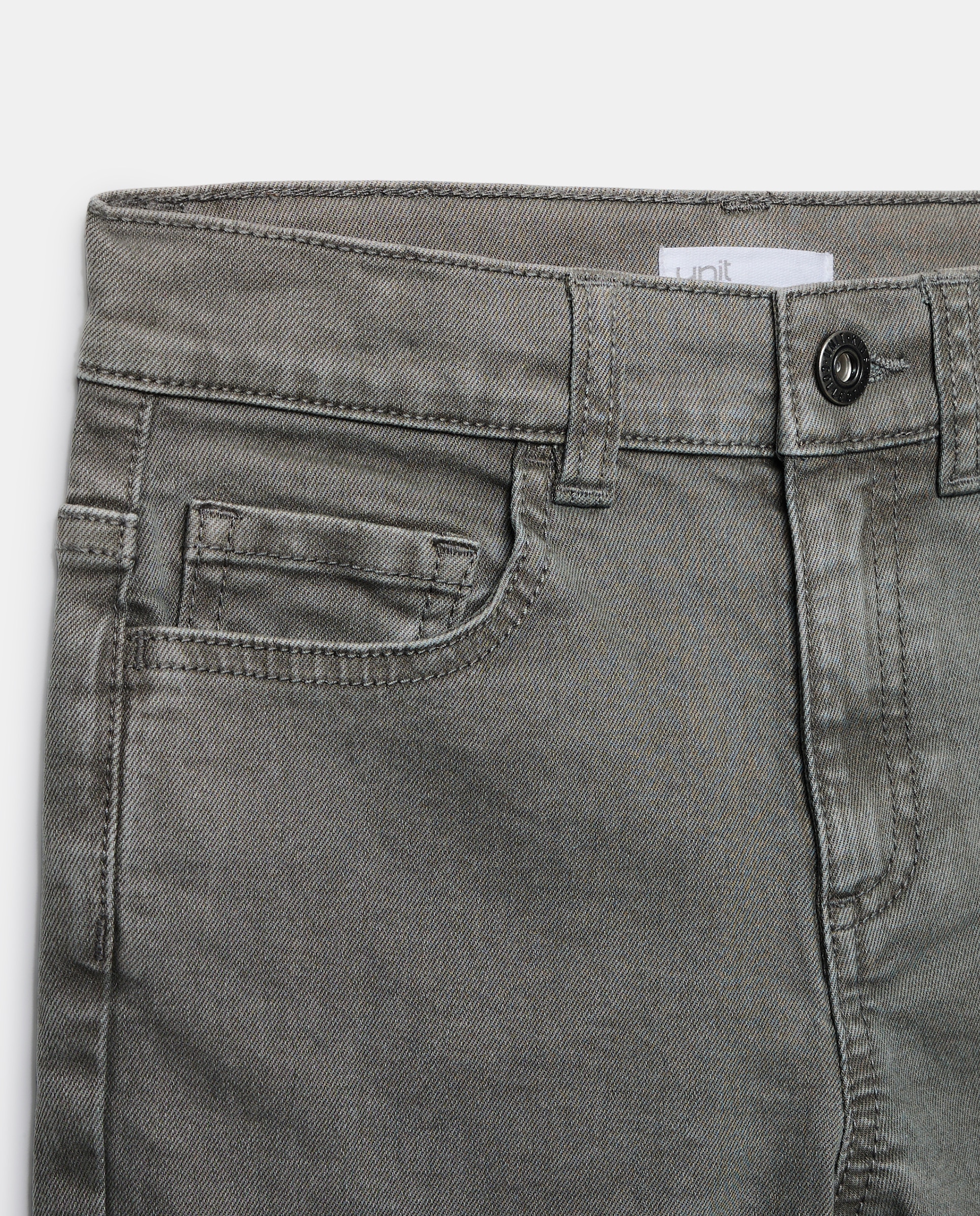 Pantalón de niño denim color 5 bolsillos lavado 520 Kaki-3