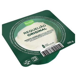 Requeijão Natural Pasteurizado embalagem 170 g - Santiago