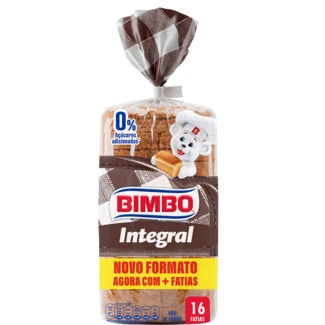 Pão de Forma Integral embalagem 480 g - Bimbo