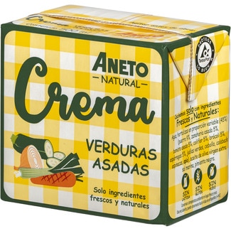 crema de verduras asadas brik 500 ml - Aneto