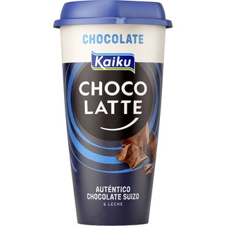 Choco Latte batido de chocolate suizo con leche fresca sin gluten vaso 230 ml - Kaiku