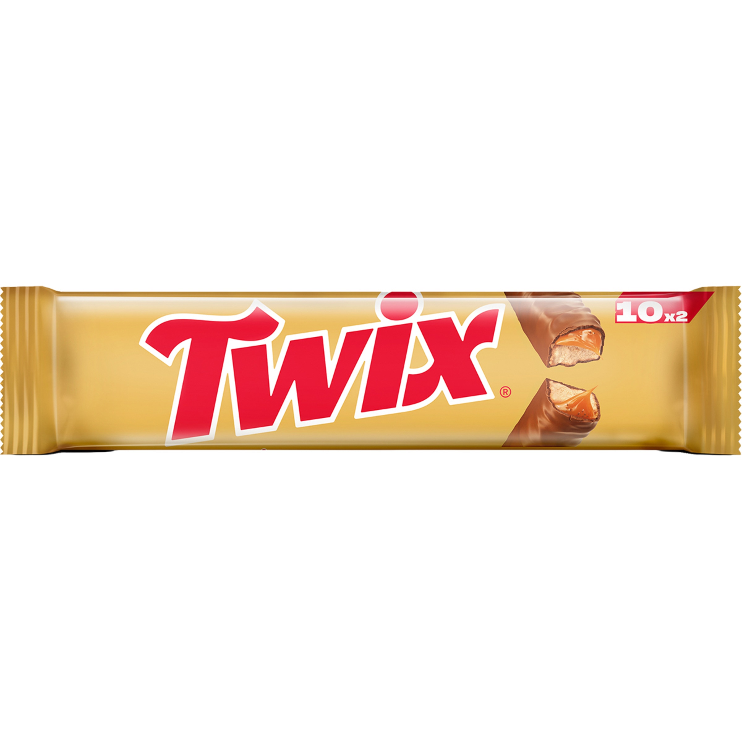 barritas de chocolate y caramelo 10 unidades envase 500 g