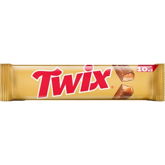 barritas de chocolate y caramelo 10 unidades envase 500 g - Twix
