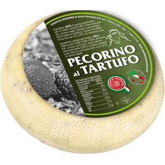Queijo Pecorino com Trufa Mare Peso Aproximado por Kg ao peso 1 kg - Maremma