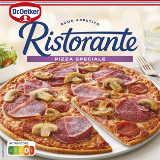 pizza con jamón salami y champiñones Speciale estuche 330 g - Dr.oetker Ristorante