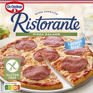 pizza sin gluten Salame estuche 315 g - Dr.oetker Ristorante