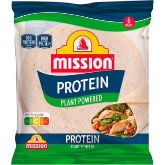 wraps proteína 6 unidades bolsa 370 g - Mission
