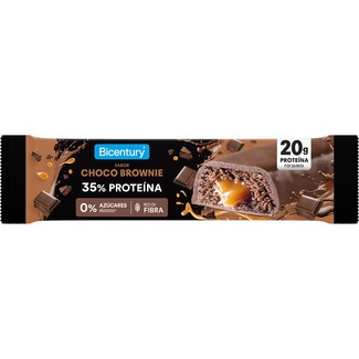 barrita proteica sabor choco brownie envase 57 g 0% azúcares añadidos - Bicentury
