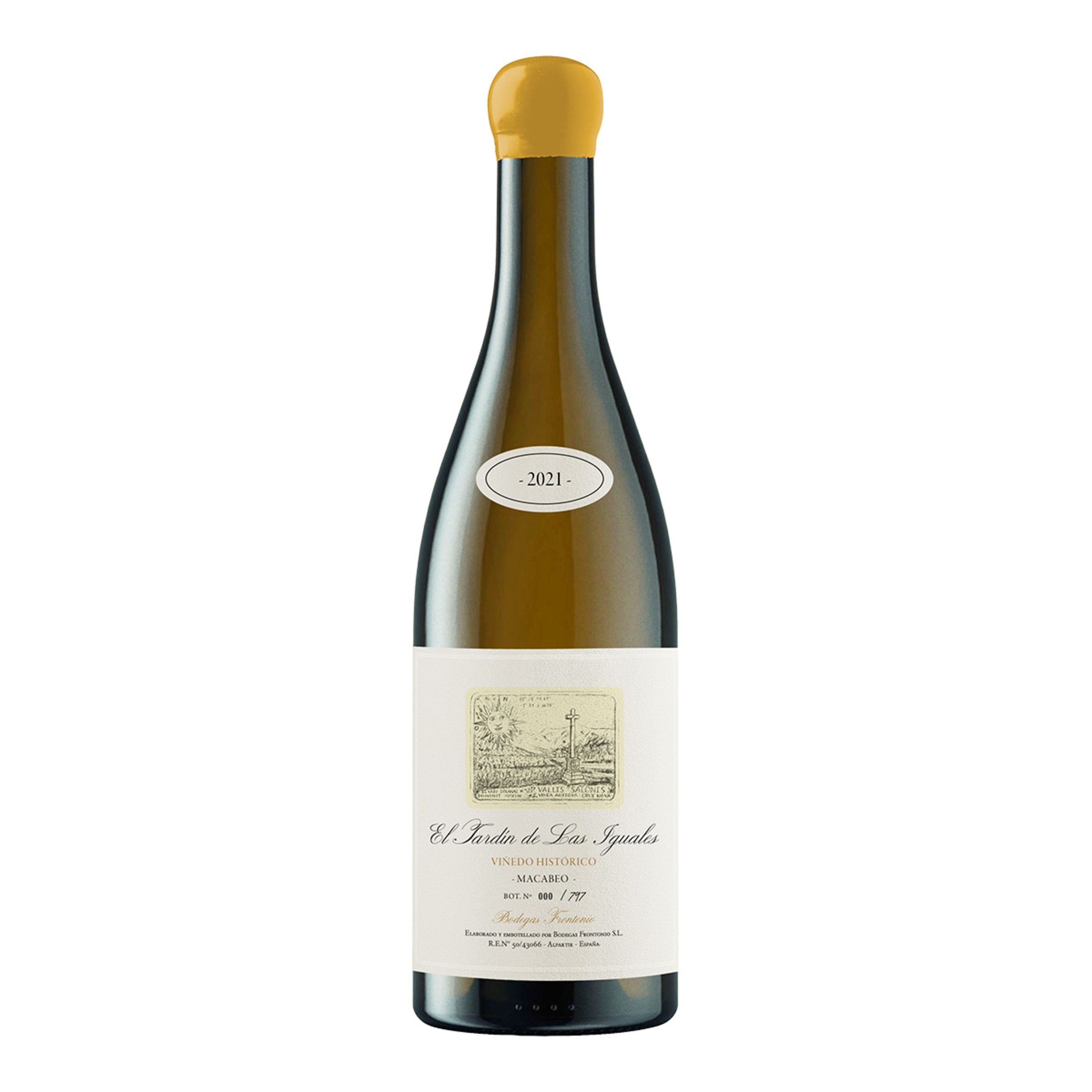 Imagen 0 de Vino blanco El Jardín de Las Iguales Macabeo 2021 Frontonio Aragón