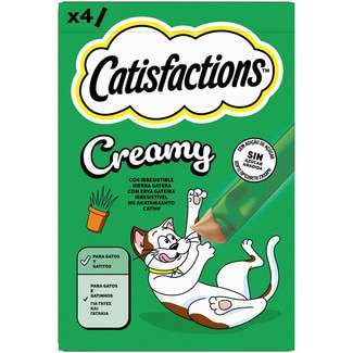 snack para gatos Creamy hierba gatera envase 40 g - Catisfactions