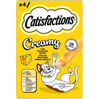 snack para gatos Creamy queso envase 40 g - Catisfactions