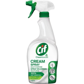 Cleanboost limpiador multiusos blanco Original spray en crema pistola 650 ml - Cif