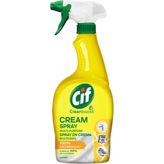 Cleanboost limpiador multiusos limón spray en crema pistola 650 ml - Cif
