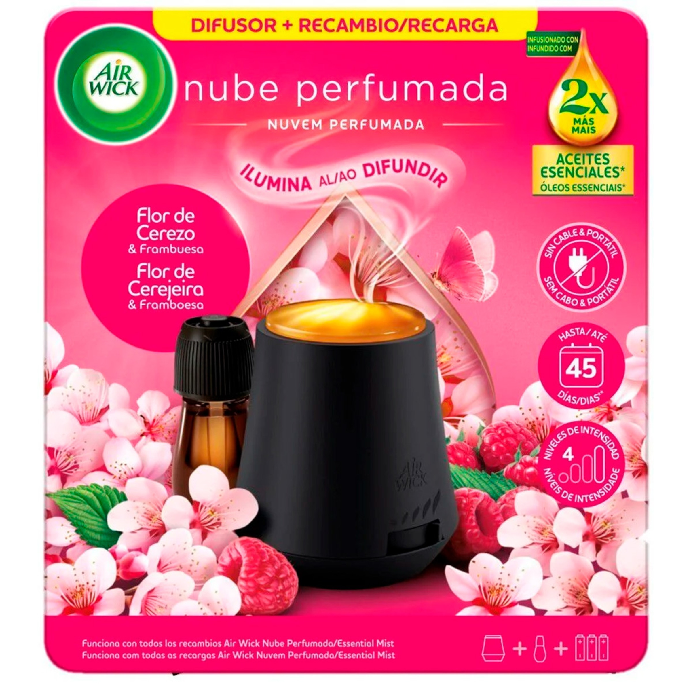 Ambientador Nuvem Perfumada Flor Cerejeira embalagem 1 unidade